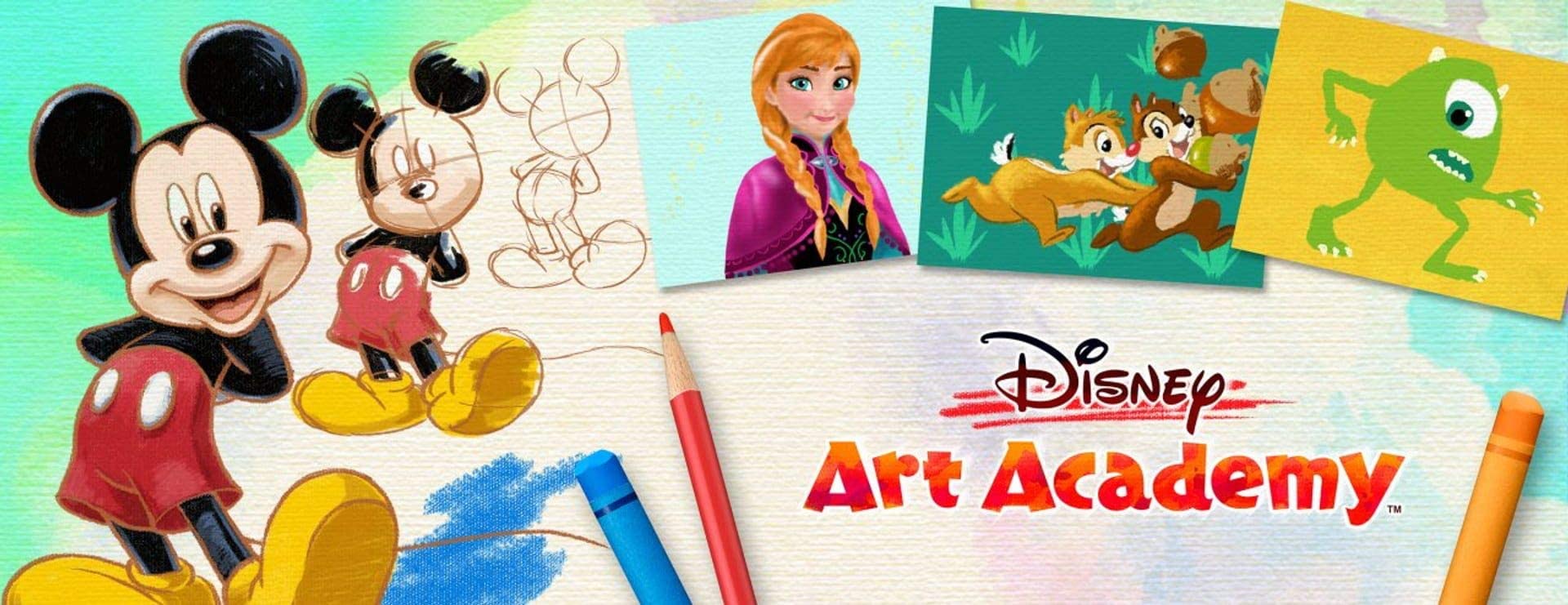 Disney Art Academy - Nintendo 3DS Standard Edition Game | Learn to Draw Disney Characters | Perfect for Kids & Disney Fans | Home & Travel Entertainment