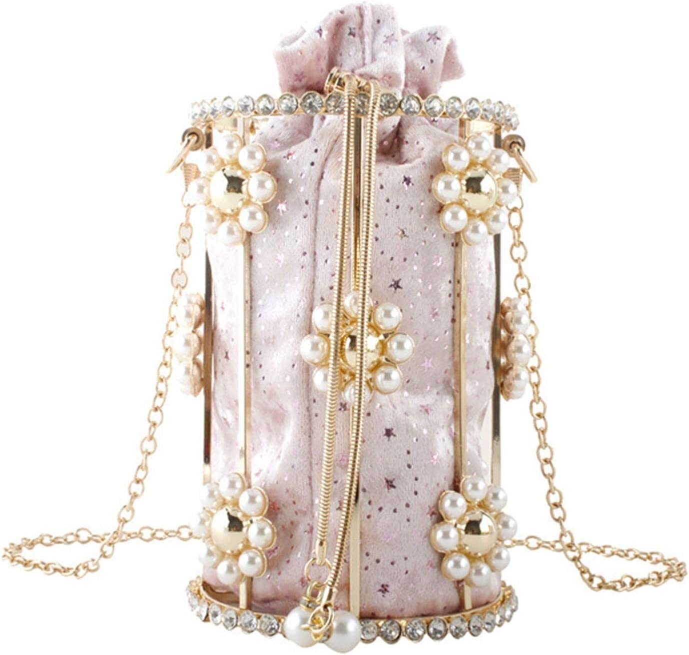 Elegant Hollow-Out Crossbody Bag for Women - Gold Evening Clutch Purse for Wedding, Prom & Birthday Parties | Perfect for Date Nights, Formal Events & Special Occasions