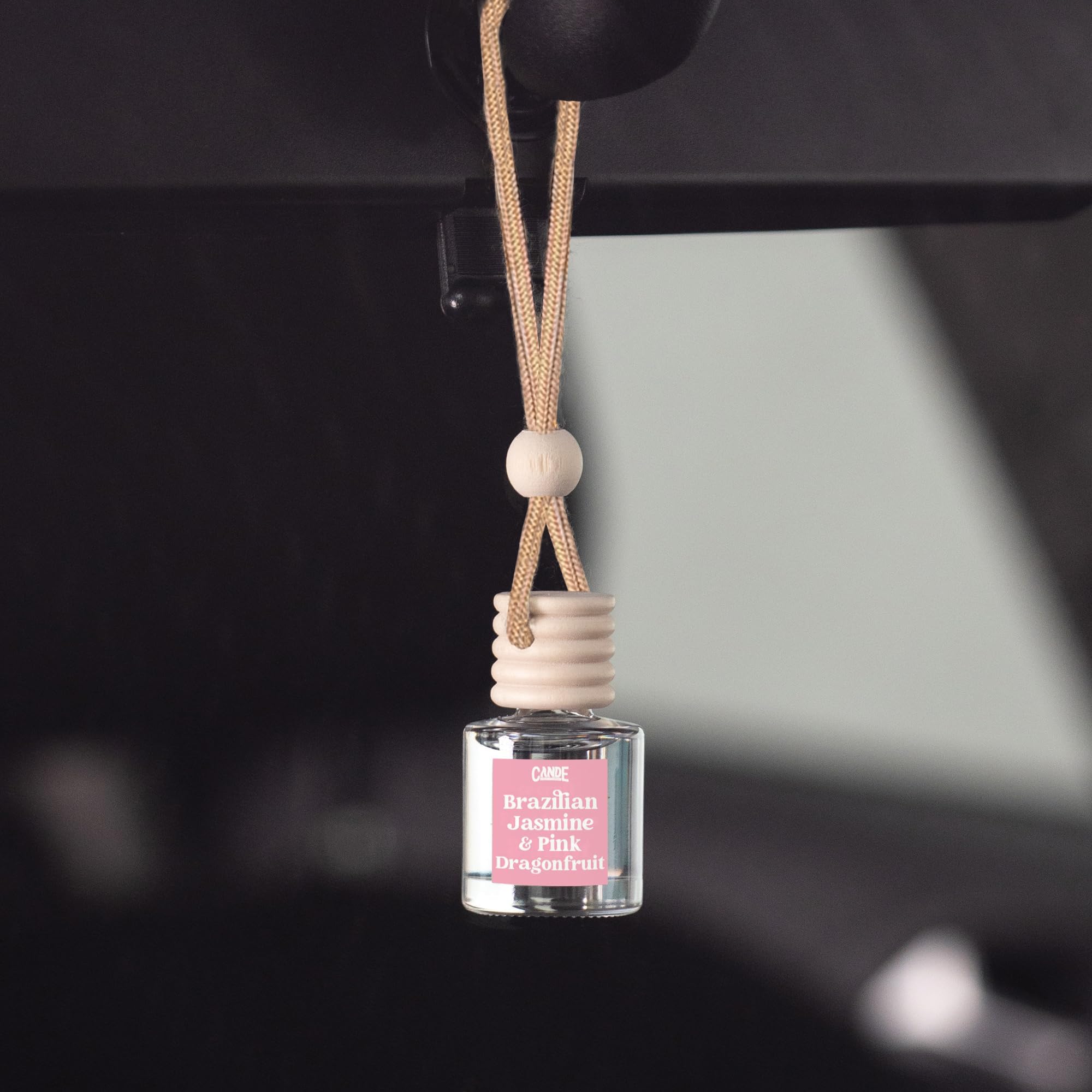Premium Tuscan Leather Car Air Freshener - Black Ice Scented Aromatherapy Diffuser for Cars | Long-Lasting Luxury Leather Fragrance | Perfect for Sedans, SUVs & Trucks