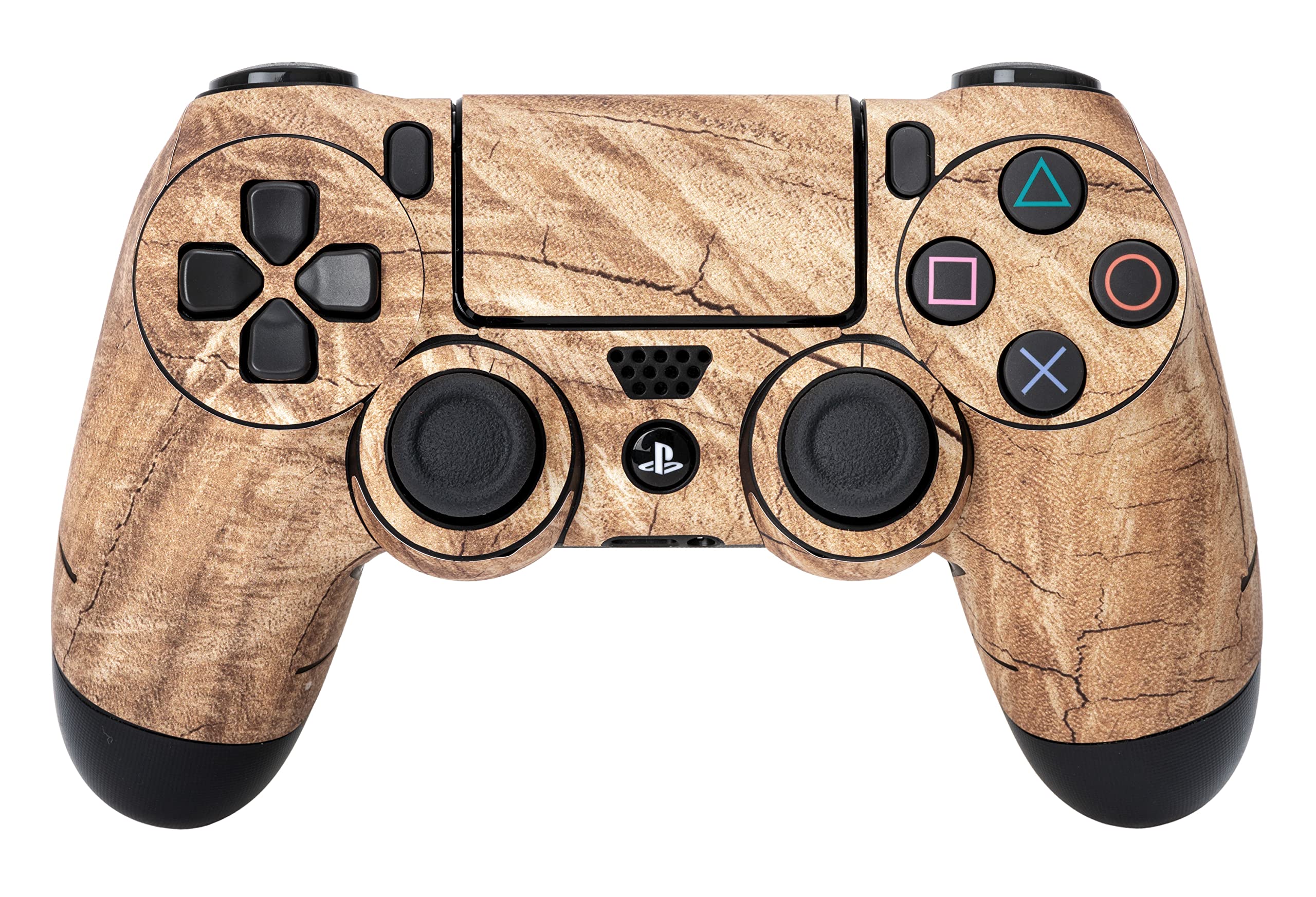 Custom Wood Skin Stickers for PlayStation 4 Controller - Durable Vinyl Decals for Gaming Protection & Personalization - Perfect for PS4 Pro/Slim Controllers