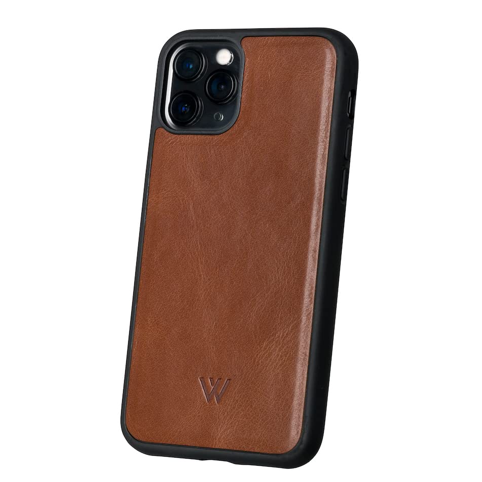 Premium Detachable Magnetic Wallet Case for iPhone 15 Plus - Genuine Leather with Metal Buttons | Magsafe & Wireless Charging Compatible | Perfect for Business Travel & Everyday Use (Brown)