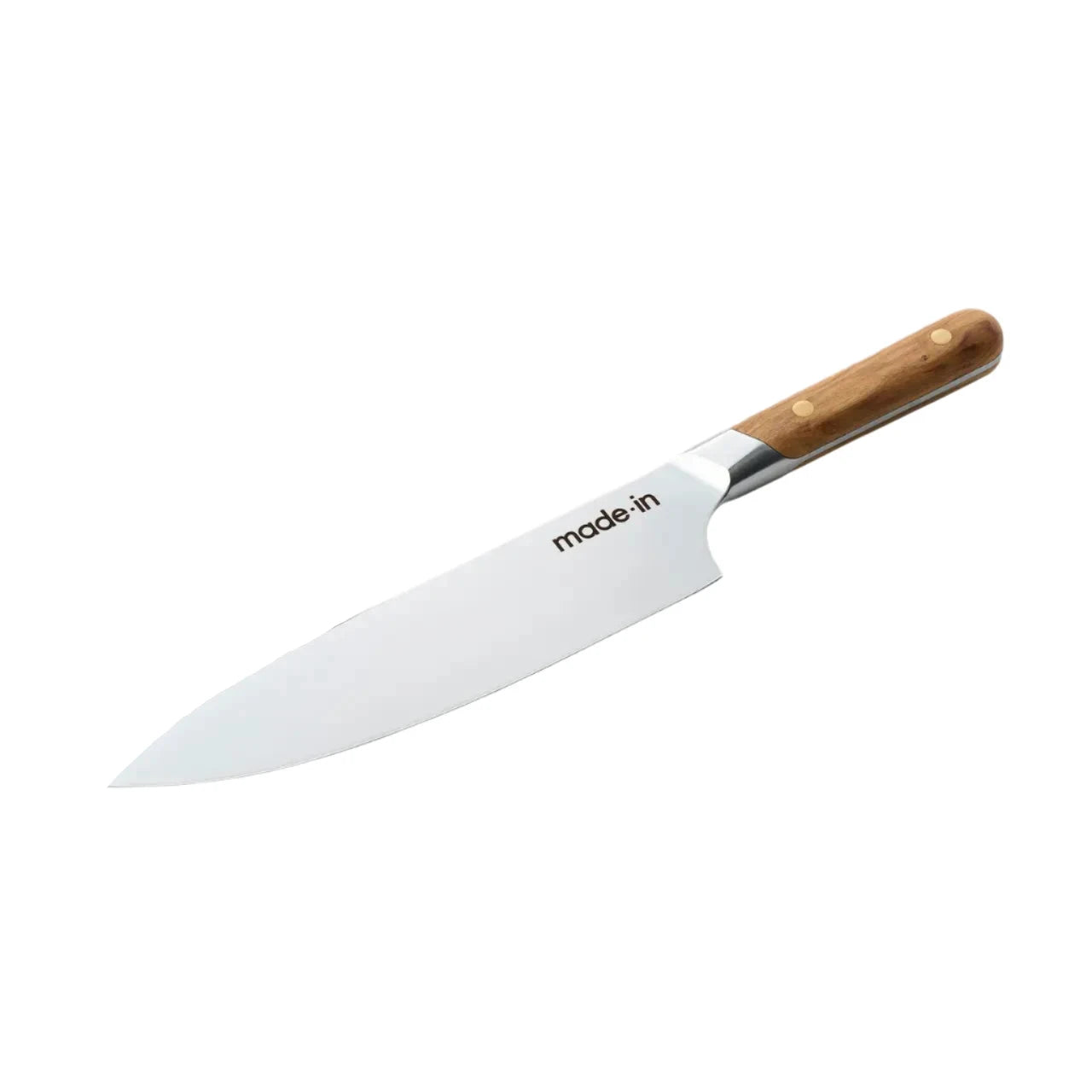 Premium 8 Inch Chef Knife with Olive Wood Handle - Professional Kitchen Knife for Chopping, Slicing & Dicing - Perfect Gift for Home Cooks & Culinary Enthusiasts