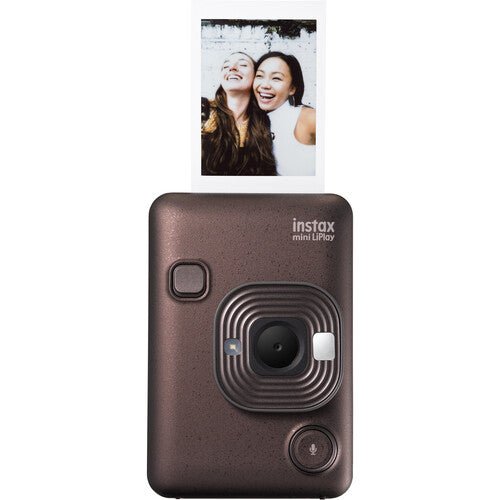 FUJIFILM INSTAX MINI Liplay Hybrid Instant Camera (Deep Bronze) - Digital & Instant Print Camera for Travel, Parties & Memories