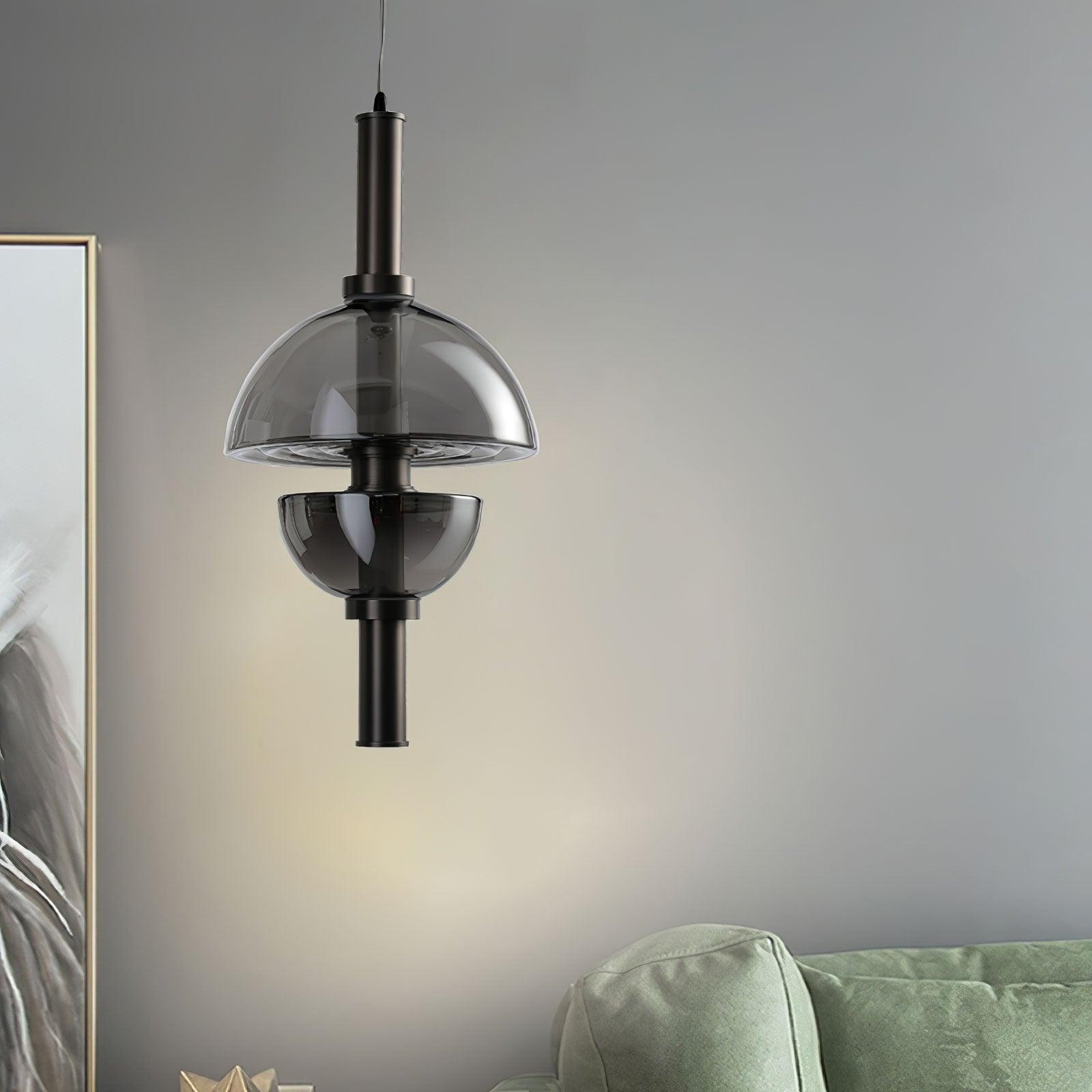 Aurora Luminosity Pendant Lamp - Modern Nordic Style Ceiling Light for Living Room, Bedroom & Dining Room - Perfect for Home Decor and Ambient Lighting