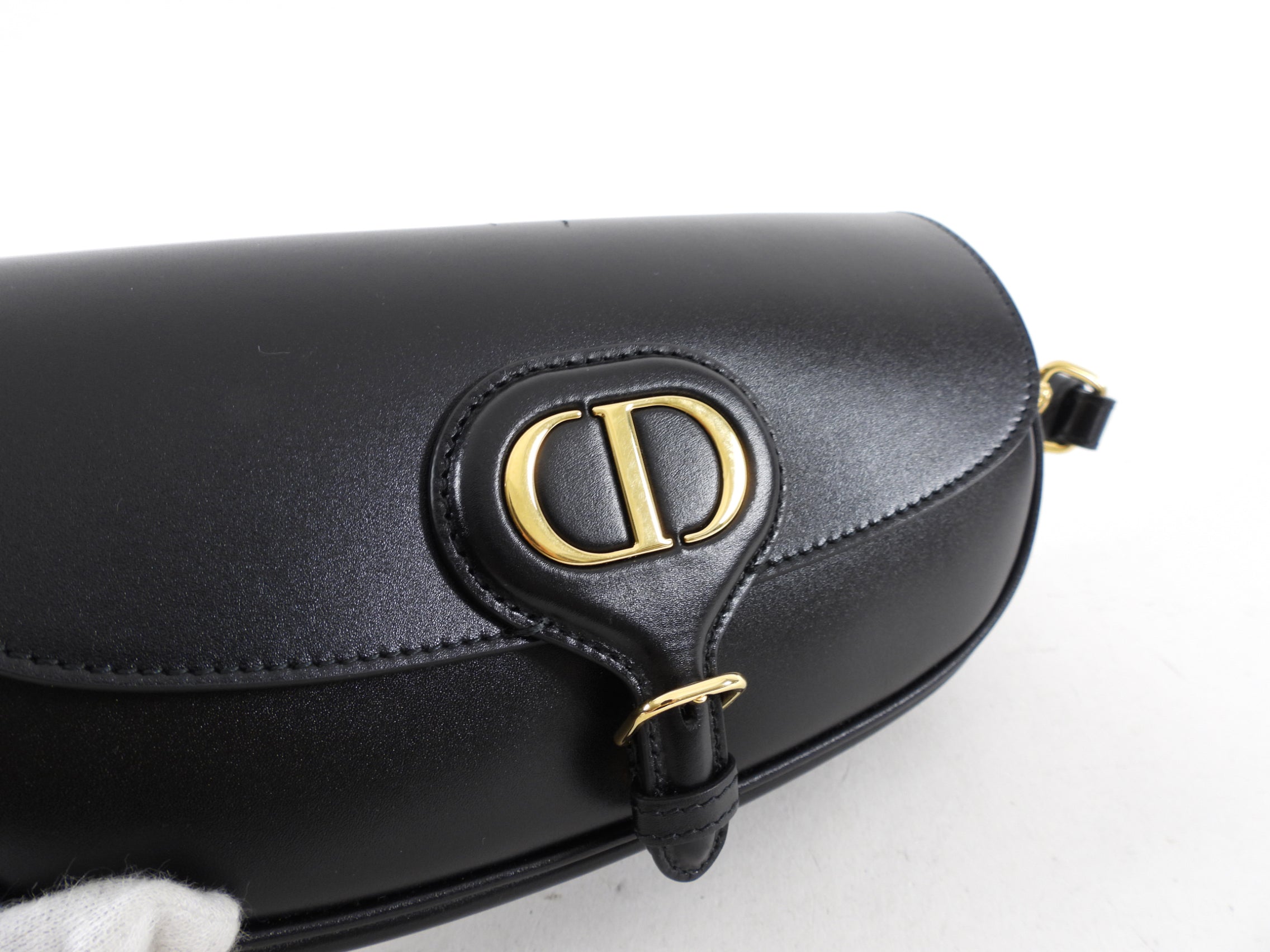 Dior Black Box Calfskin East West Bobby Bag - Luxury Crossbody Handbag for Women | Perfect for Date Night, Office & Evening Events