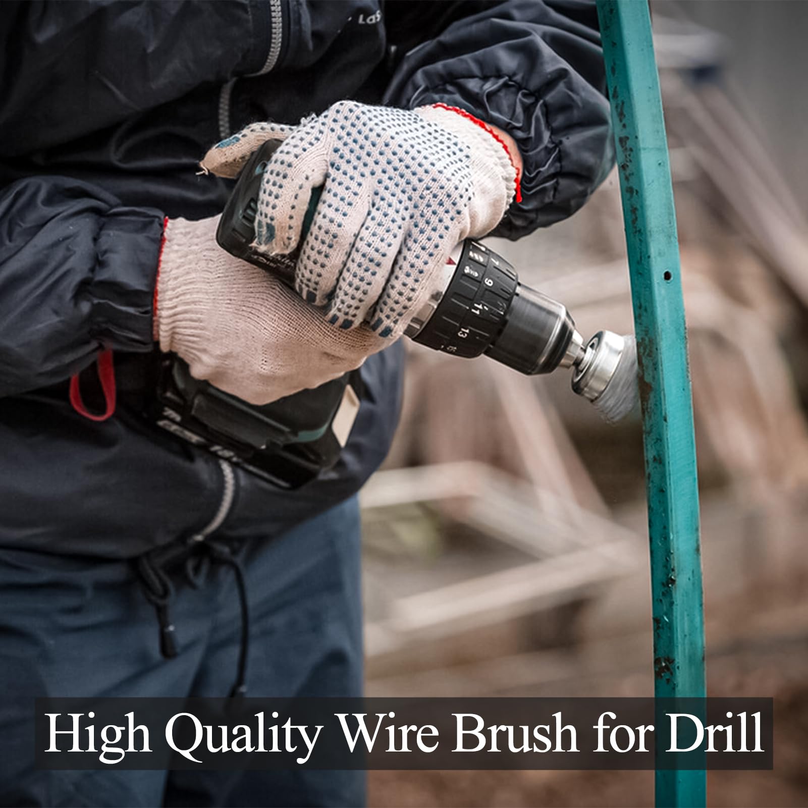 36-Piece Drill Brush Set - 1/4