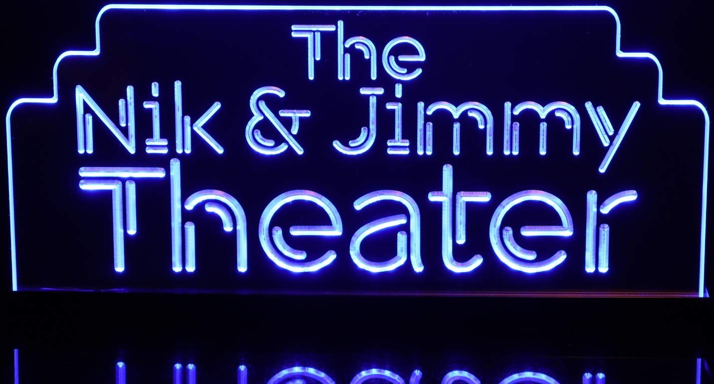 LED Acrylic Lighted Edge-Lit Movie Theater Home Sign - 11