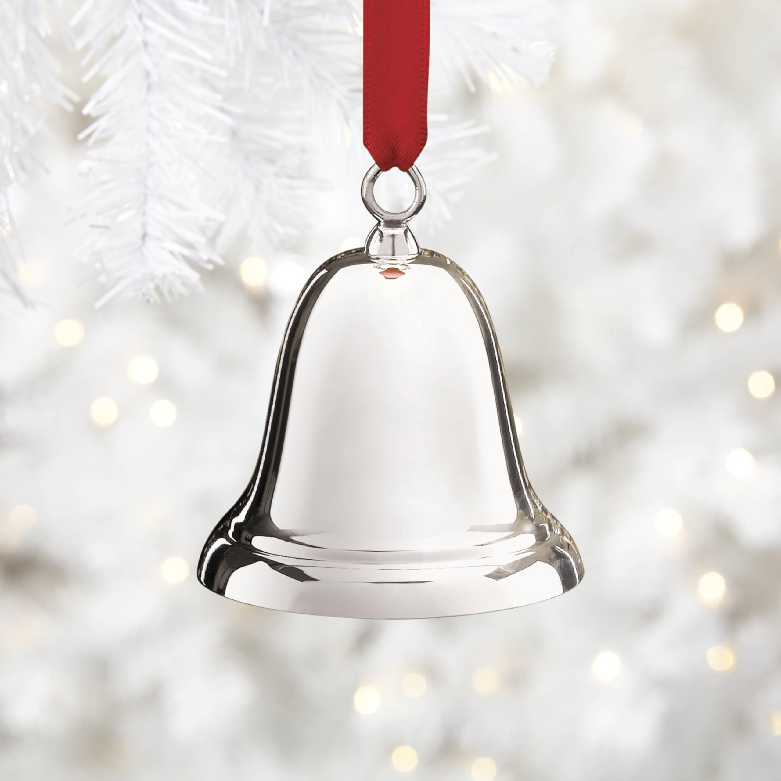 Reed & Barton x800 Ring in the Season Legacy Bell Sterling Silver Christmas Ornament - Perfect for Holiday Tree Decorations & Festive Home Decor