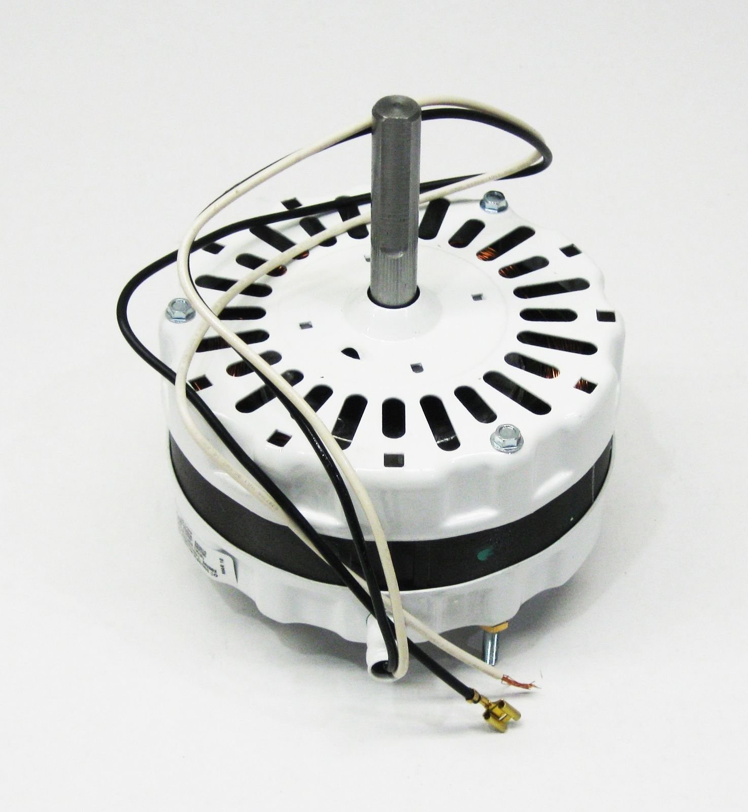 New White 5-Inch Diameter Attic Fan Motor Ventilator Replacement for Broan 97009317 & 99080267 - Perfect for Home Ventilation and Cooling Systems