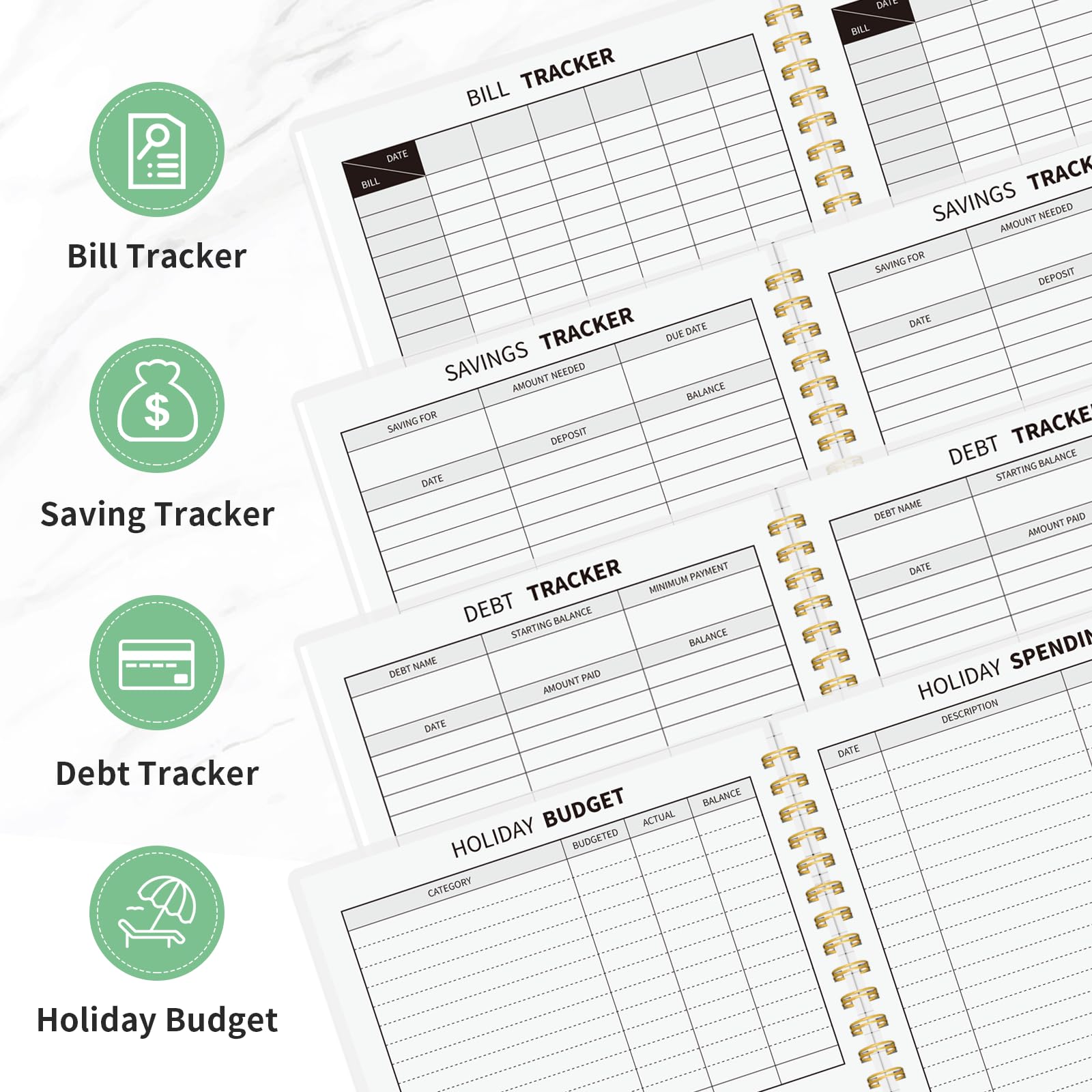 2025 Budget Planner & Monthly Bill Organizer - Financial Planner with Expense Tracker, Savings Goals & Income Management - Perfect for Personal Finance, Household Budgeting & Money Management | Great for Students, Families & Financial Planning Enthusiasts