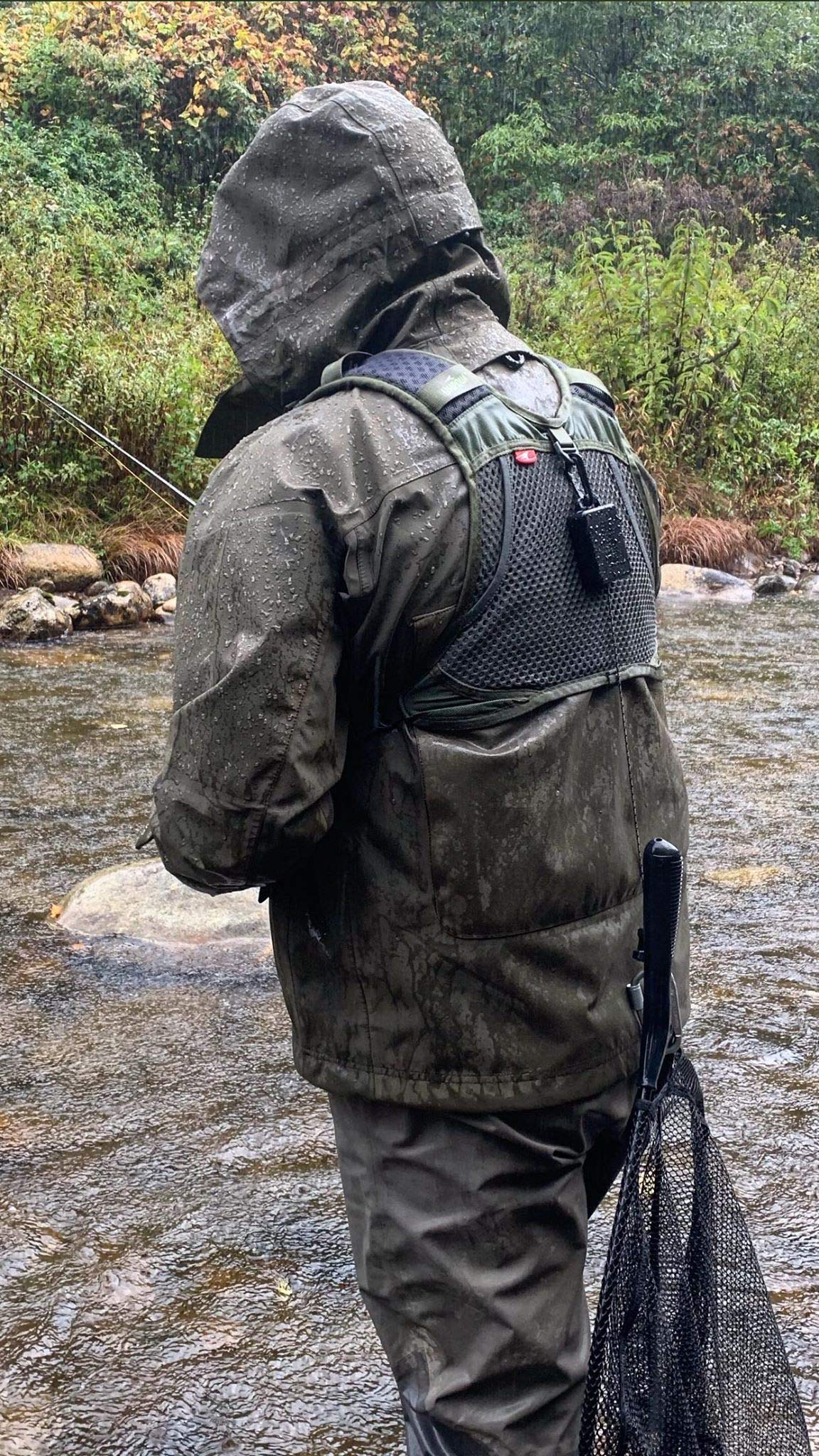 Riverruns Breathable Waterproof Fishing Wading Jacket - Lightweight Outdoor Fly Fishing Rain Coat for Men & Women - Perfect for Fly Fishing, Hiking, and Outdoor Adventures