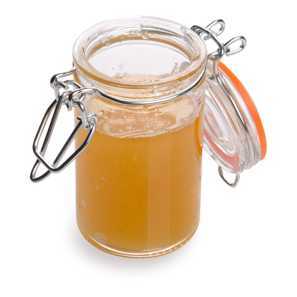 Vintage 3 oz Round Glass Mason Jars with Clamp Lids - Set of 10 (1.75