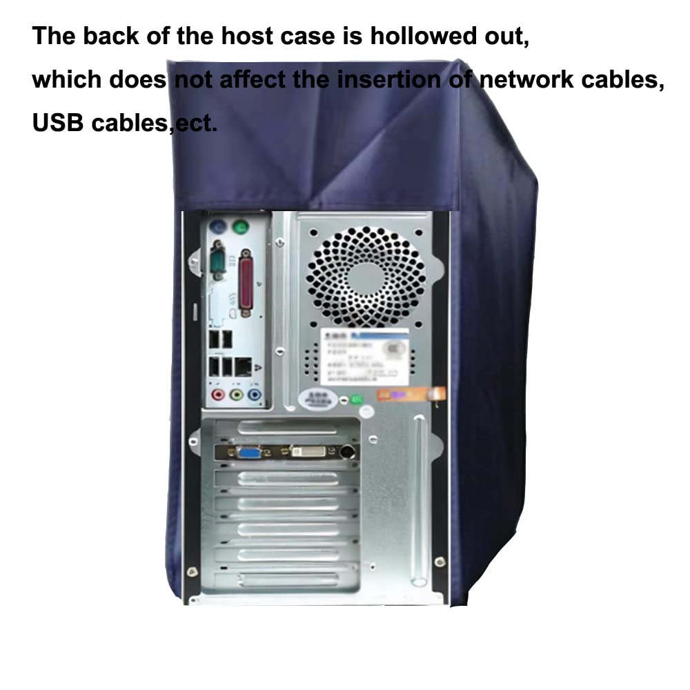 3-PC Blue Computer Dust Cover Set for 24