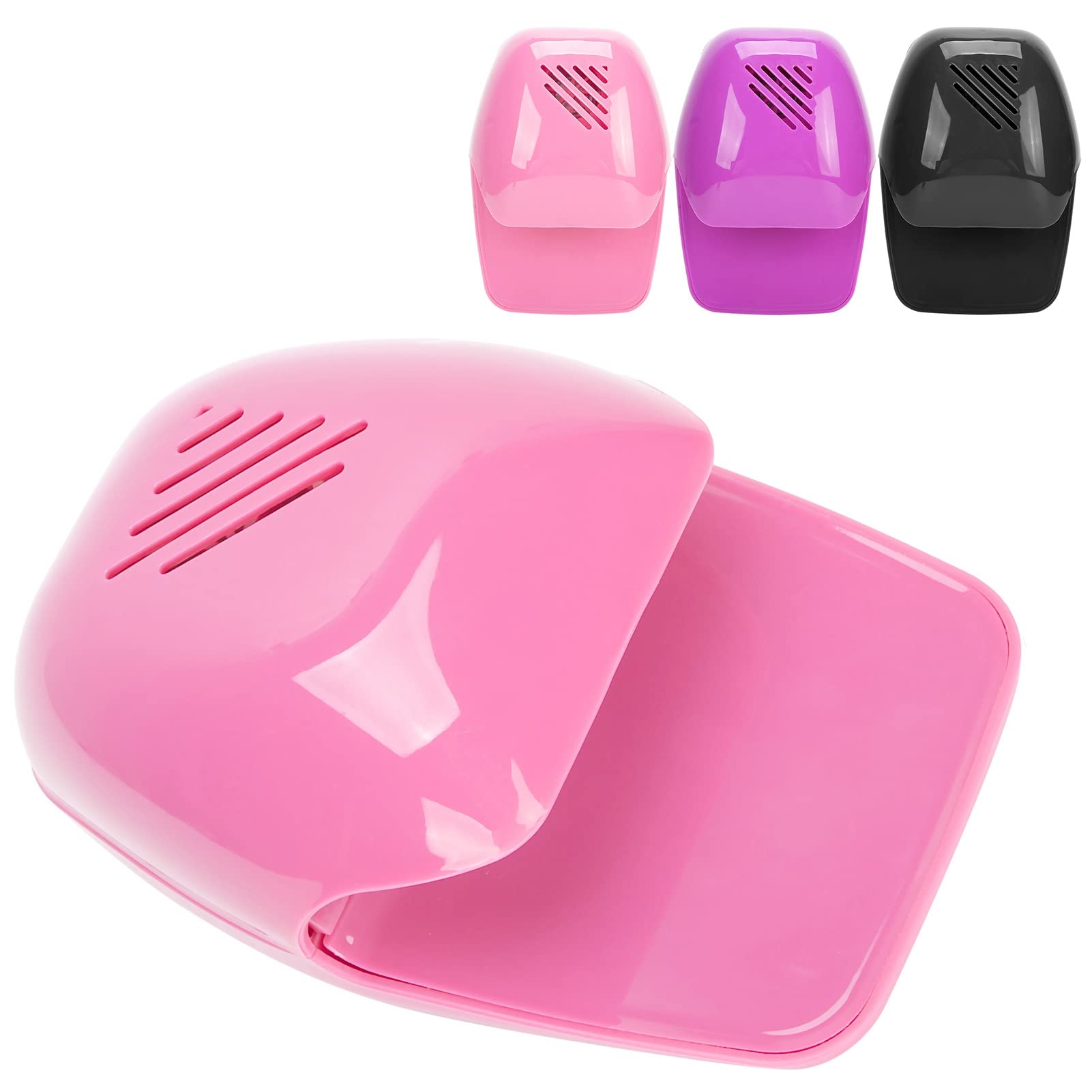 Milltrip Portable Nail Dryer Fan - Quick Drying for Regular & Gel Polish, Battery Operated Nail Art Blower for Fingernails & Toenails (Pink) | Perfect for Home Manicures, Salon Use & Travel Nail Care