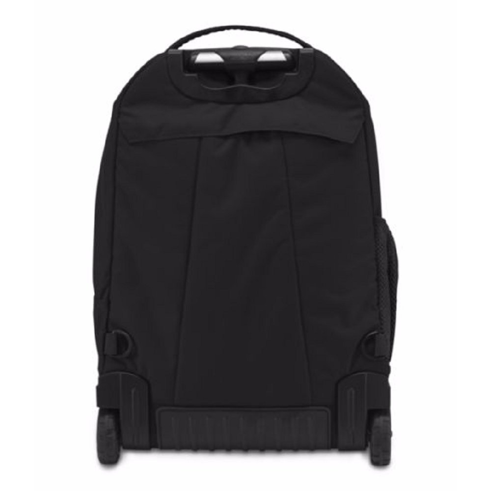 JanSport Driver 8 Core Series Wheeled Backpack - All Black | Durable Rolling Backpack for Travel, School & Commuting | Spacious Laptop Compartment & Smooth Wheels