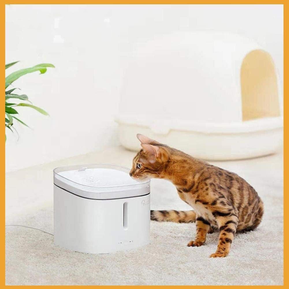 Automatic Pet Water Fountain 2L - Smart Electric Cat & Dog Water Dispenser for Puppy & Kitten - Safe Durable Drinking Bowl for Home, Office & Travel Use