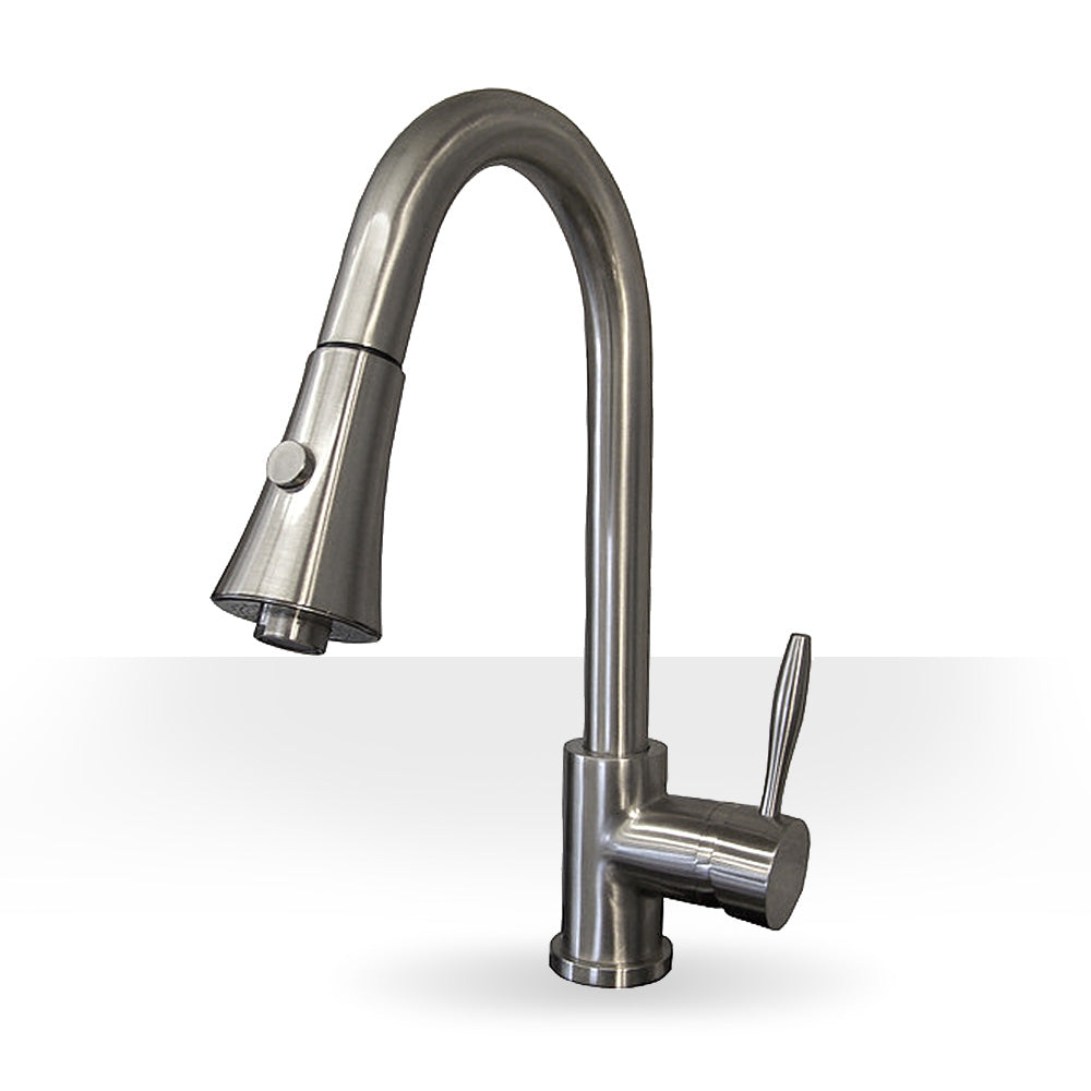 88420 Brushed Nickel Full Down Kitchen Faucet - Modern Pull-Down Sprayer for Sink, Perfect for Cooking & Dishwashing in Home Kitchen