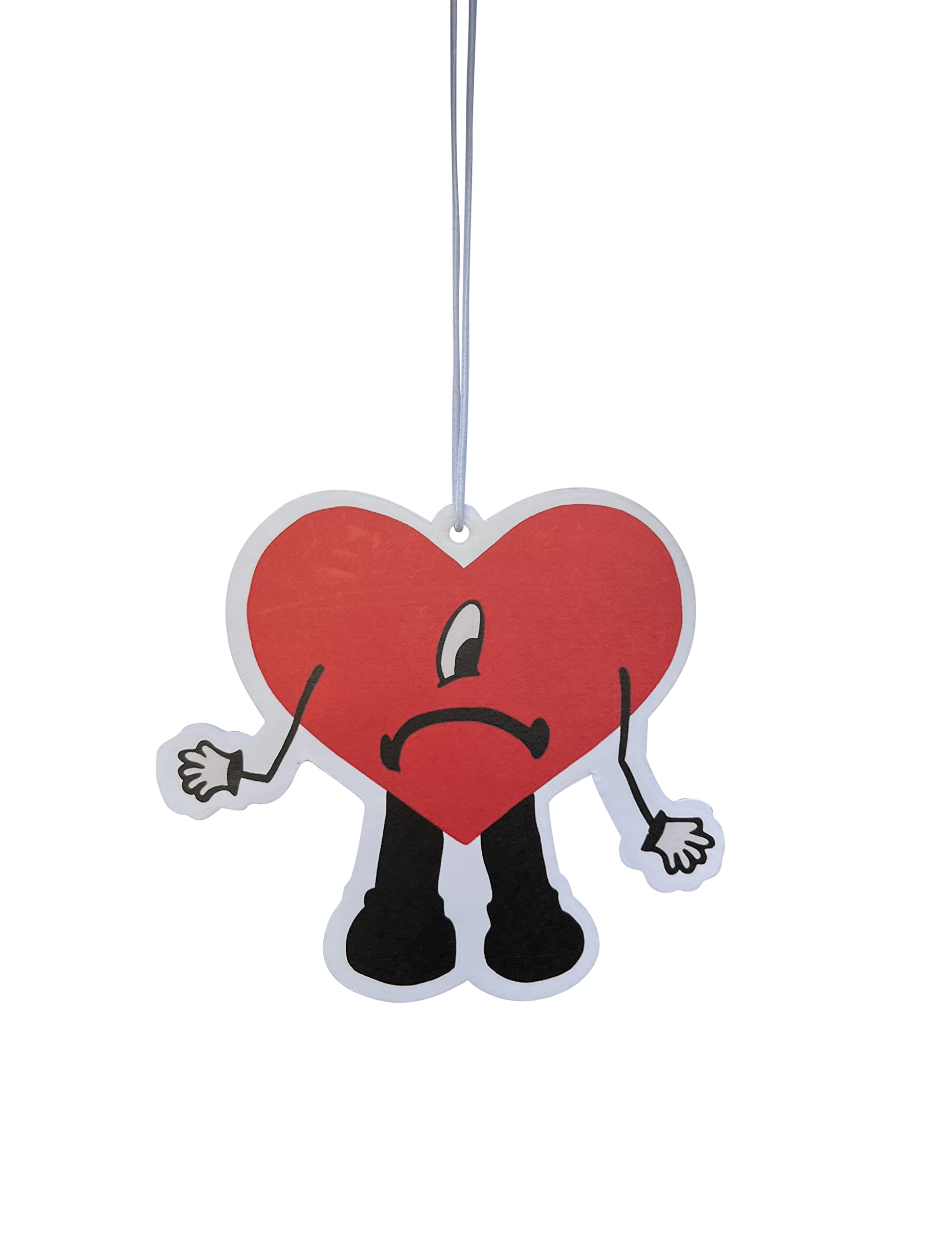 Sad Corazon Bunny Air Freshener - Car Decor & Party Favors (Coconut Scent)
