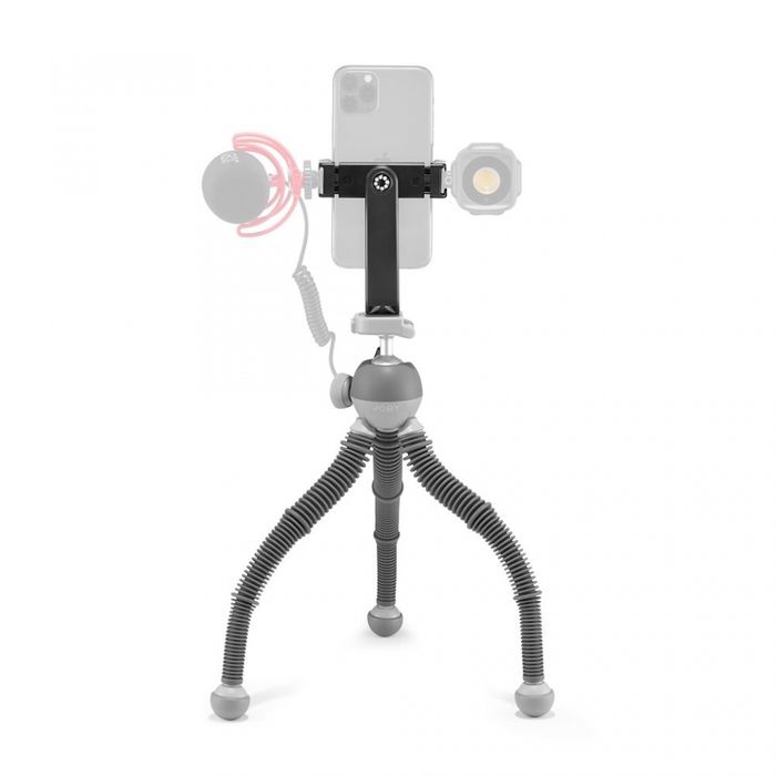 Joby Gorillapod Flexible Tripod Stand - Large Kit with Adjustable Legs for DSLR, Mirrorless Cameras, Smartphones - Perfect for Travel, Vlogging, Outdoor Photography (Grey)