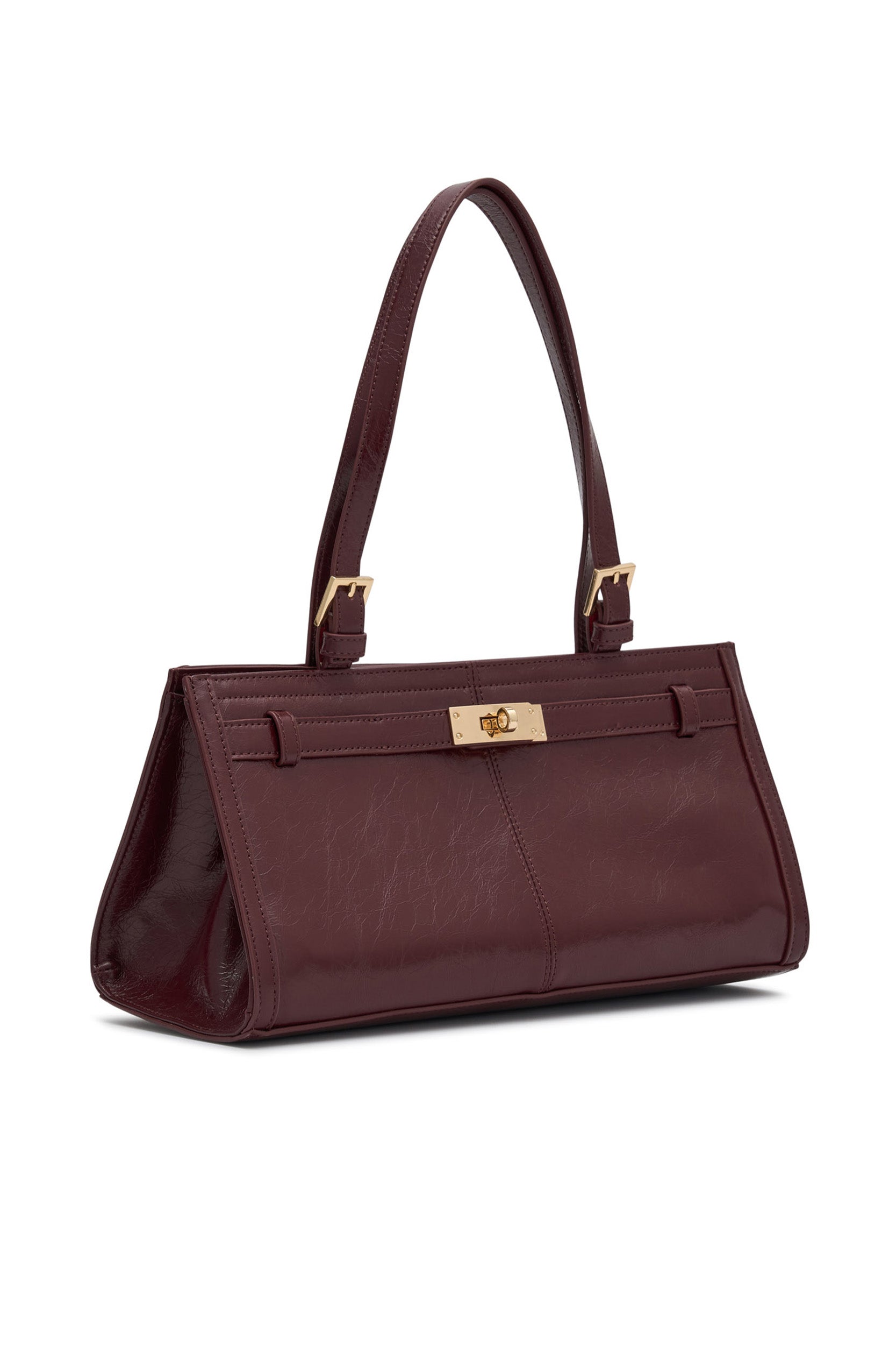 Luna Burgundy Crossbody Bag for Women - Stylish Leather Purse for Everyday Use, Work, and Travel | Fashionable Shoulder Bag with Adjustable Strap