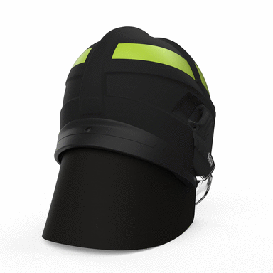 CAIRNS XF1 Modern Firefighter Helmet - Black Matte Finish | Lightweight & Durable Fire Safety Gear for Professional Firefighters & First Responders | Ideal for Emergency Rescue, Firefighting & Hazardous Environments