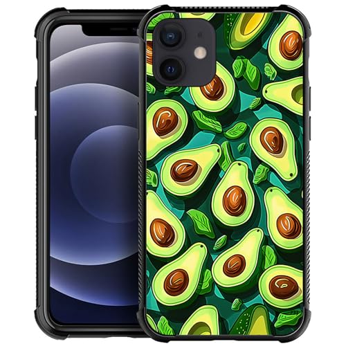 Vibrant green avocados