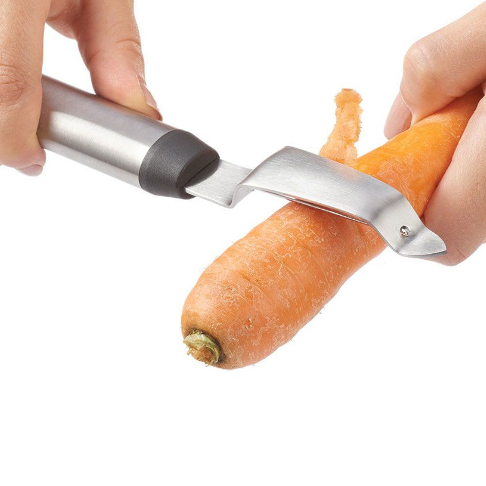STARFRIT 95801 Premium Stainless Steel Vegetable Peeler - Sharp Ergonomic Design for Peeling Fruits & Vegetables - Ideal for Kitchen, Cooking & Meal Prep