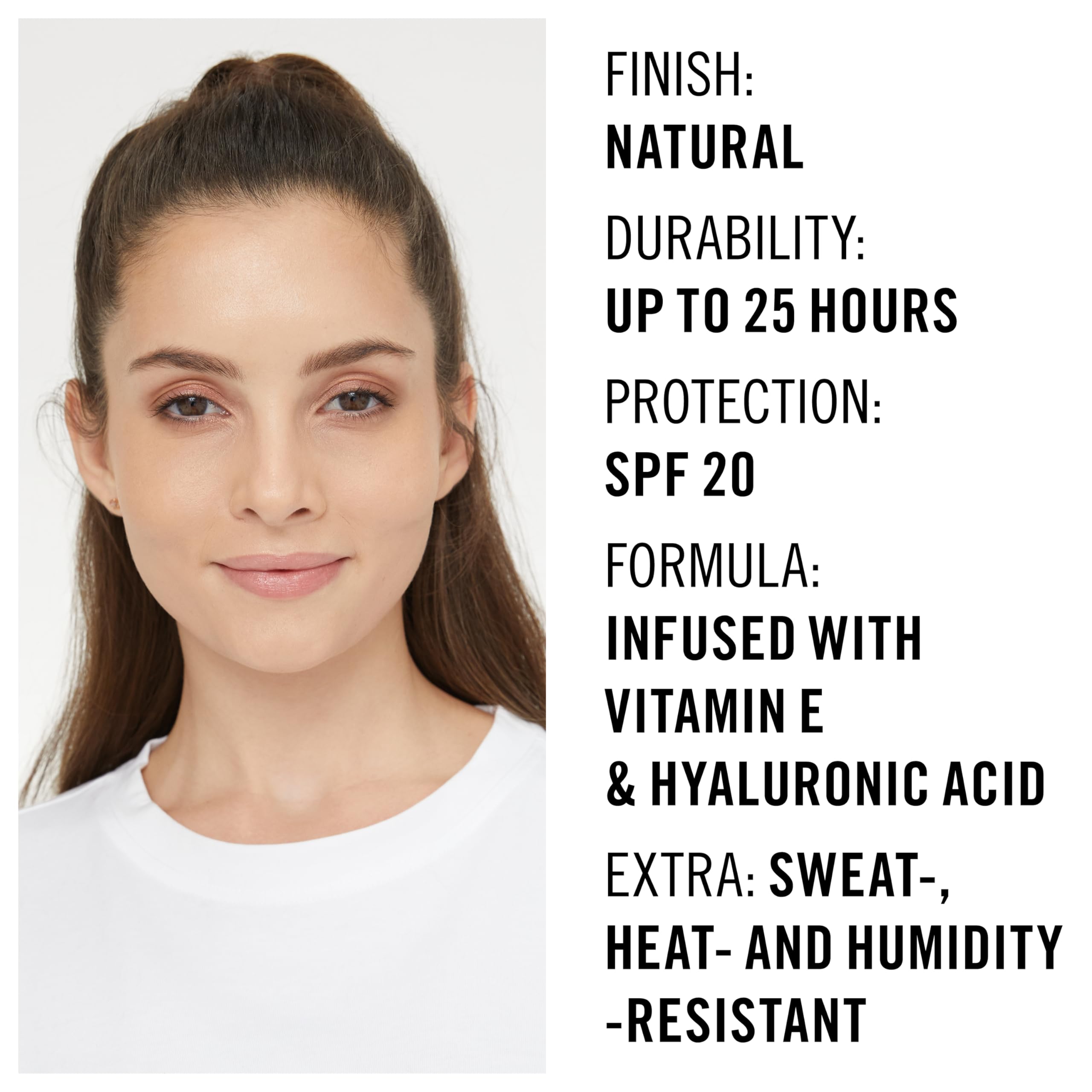 Rimmel London Lasting Finish 25HR Foundation - 201 Classic Beige, 1oz | 25-Hour Long Wear, Full Coverage, Waterproof Makeup | Perfect for Daily Wear, Special Occasions & Hot Weather