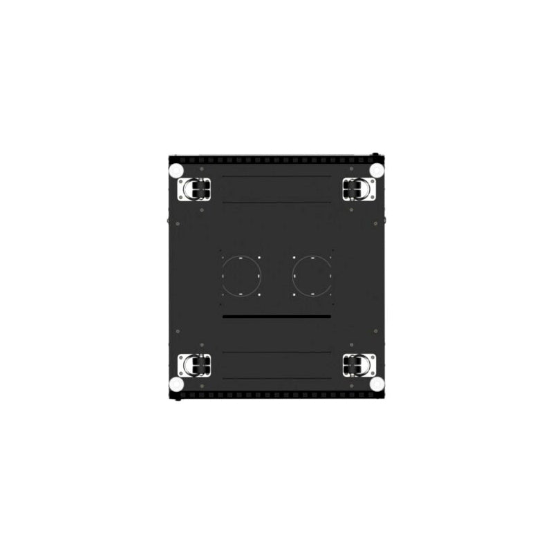 45U LINIER® Server Cabinet with Glass/Solid Doors - Secure Network Rack for Data Centers, Server Rooms & IT Closets