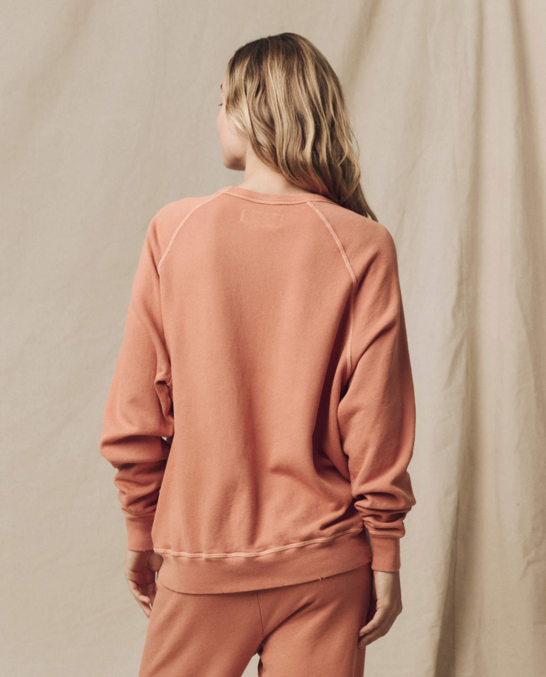 Premium College Sweatshirt for Men & Women - Soft Solid Sun-Dried Orange Pullover Hoodie | Cozy Campus Wear, Casual Outfit & Lounge Essential