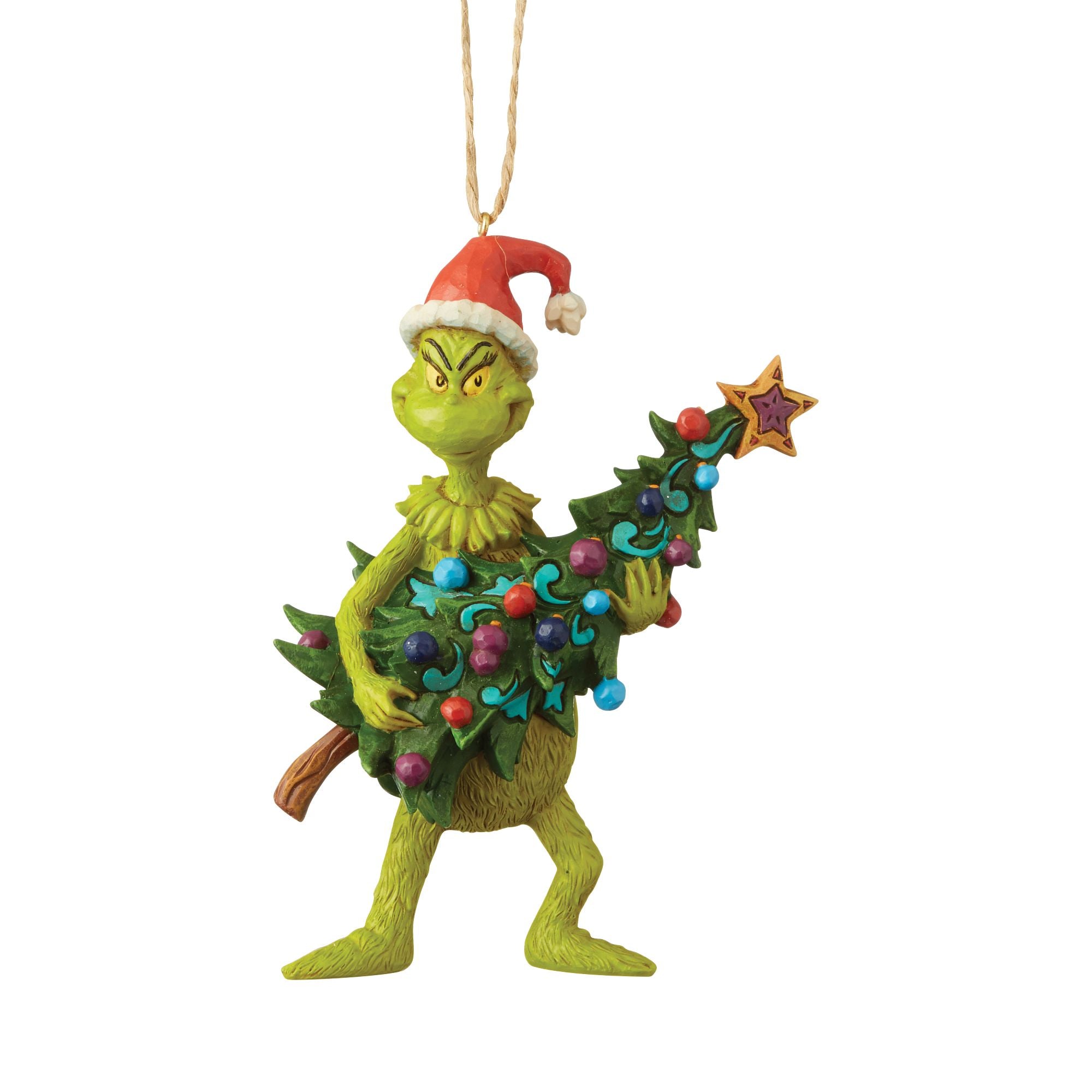 Grinch Christmas Tree Ornament - Festive Holiday Decor for Xmas Tree, Home & Office - Perfect for Holiday Parties & Gift Giving