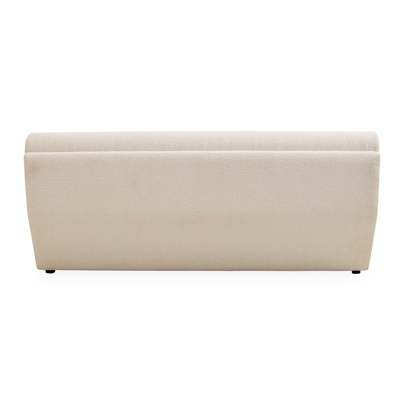 Futura Slipper Sofa - Modern Accent Chair for Living Room, Bedroom & Office - Comfortable Upholstered Lounge Chair with Sturdy Metal Legs - Perfect for Relaxing, Reading or Small Space Decor
