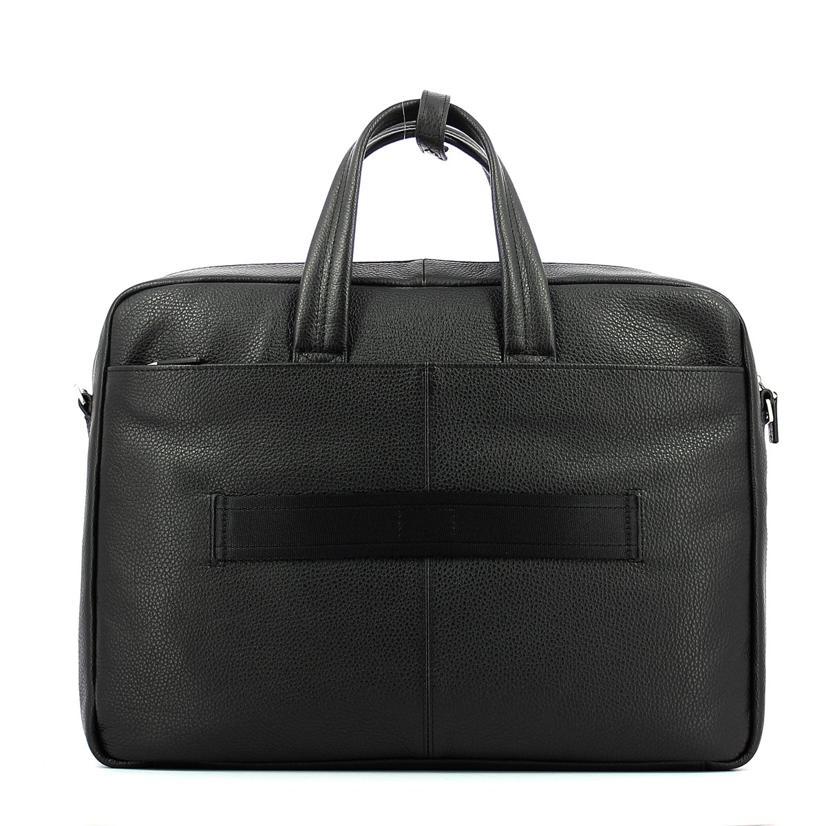 Piquadro Genuine Leather Briefcase for Laptop - 44cm Professional Business Bag with Dedicated Laptop Compartment | Perfect for Office, Travel & Business Meetings