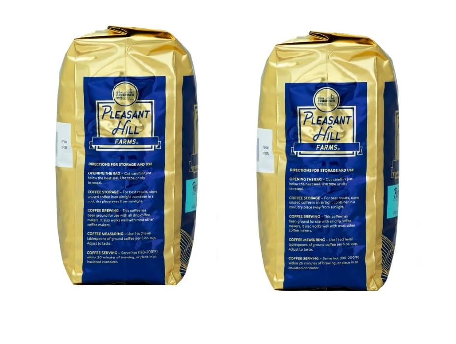 Premium Arabica Ground Coffee Blend - 2 Pack (5 lb Each) - Restaurant Quality for Cafes, Offices & Home Brewing - Rich & Smooth Flavor