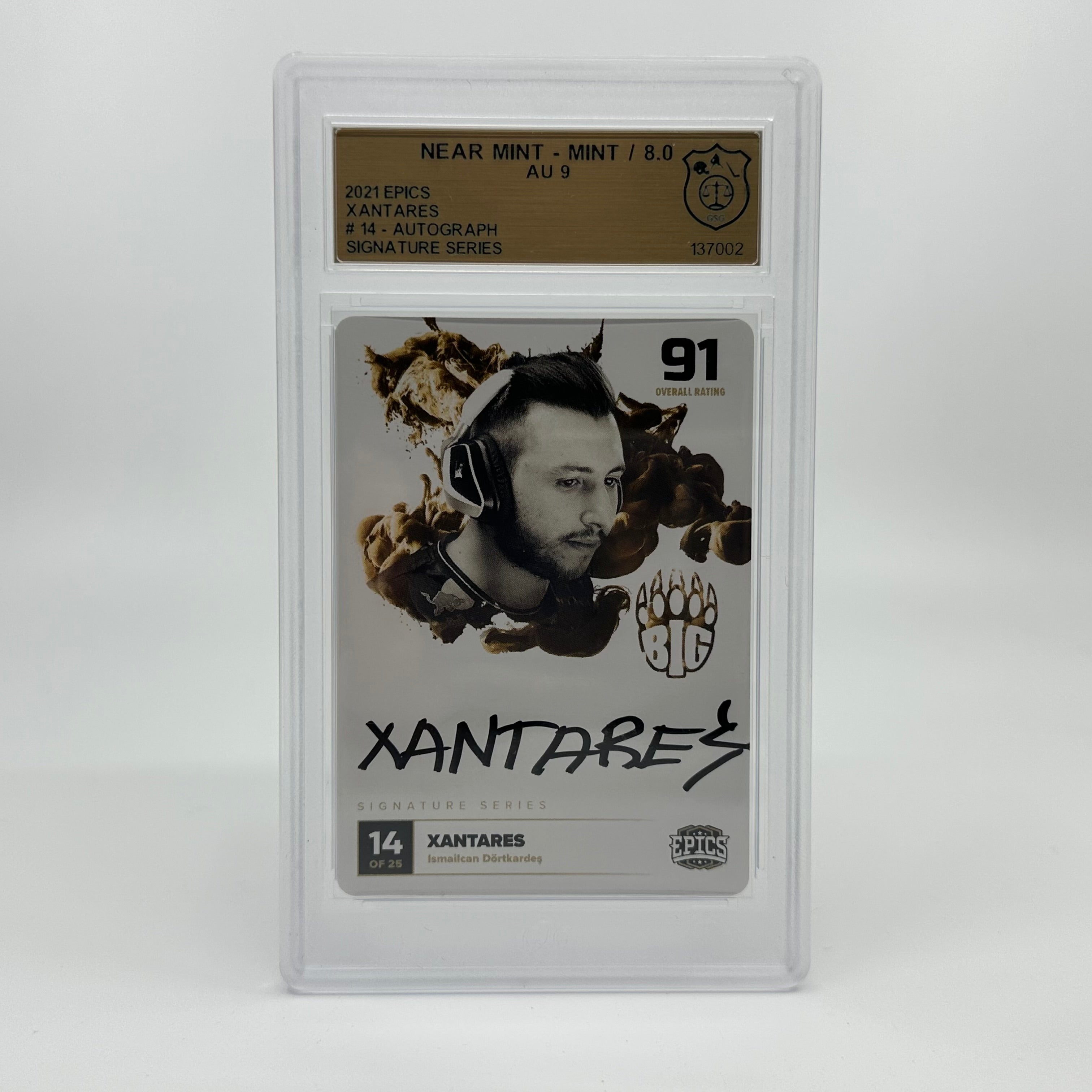 GSG 8.0 Xantares Signature Series 2021 Epics CSGO Skin - 14/25 Limited Edition - Perfect for CS:GO Players & Collectors | Gaming, Streaming & Esports Accessory