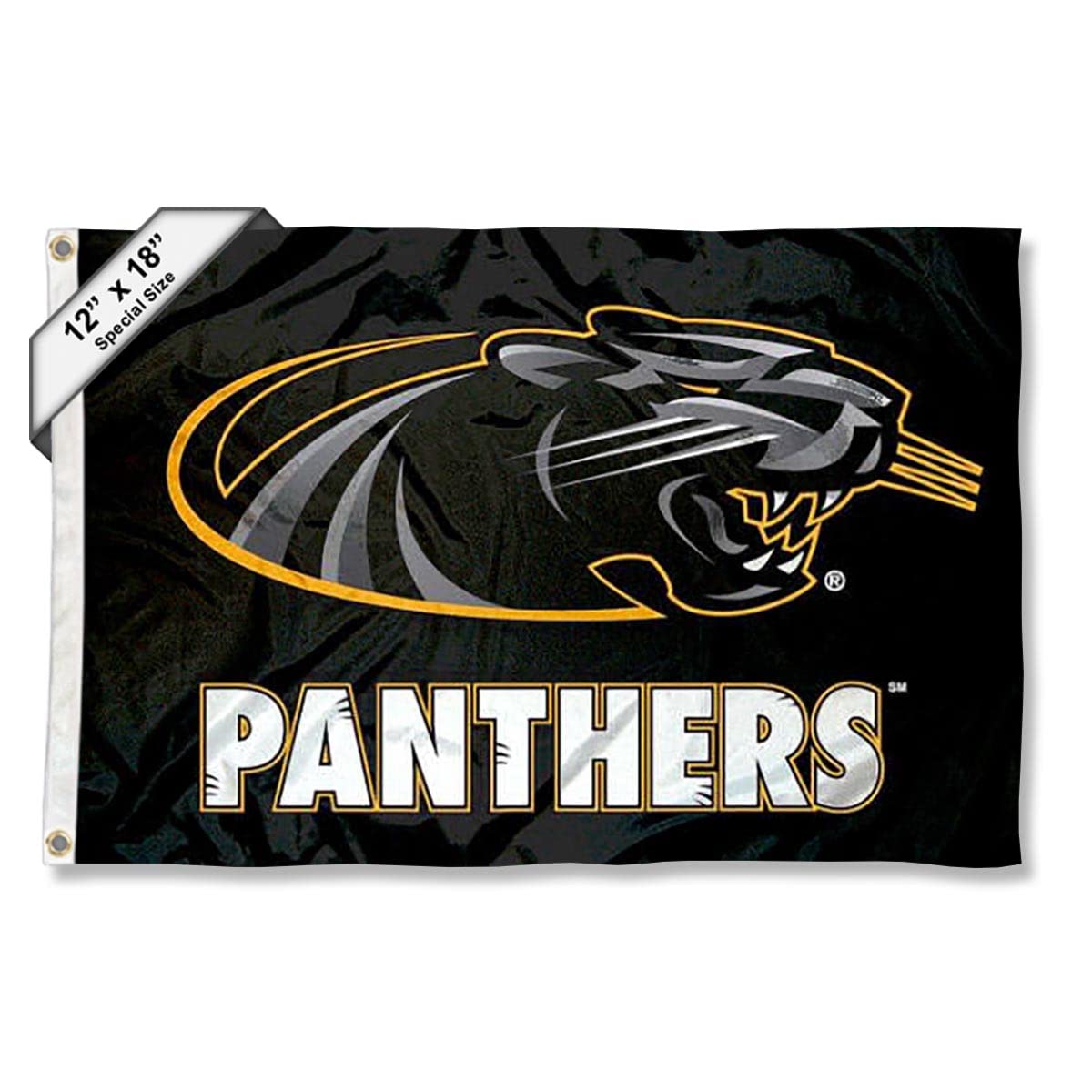 College Flags & Banners Co. - Wisconsin Milwaukee Panthers Boat Flag & Nautical Banner for Boating, Tailgating & Campus Spirit
