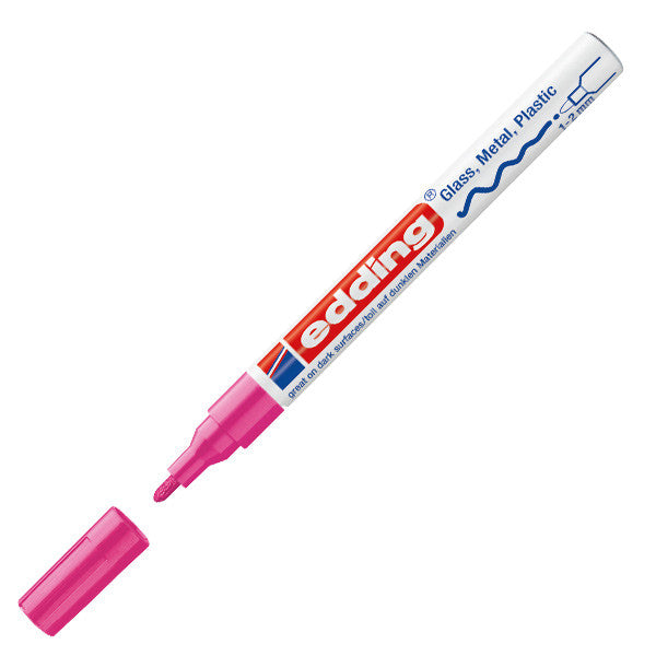 edding 751 Gloss Paint Marker Pen - Medium Point, Oil-Based, Permanent Paint Marker for Glass, Metal, Plastic, Ceramics - Perfect for DIY Crafts, Signage, and Industrial Labeling