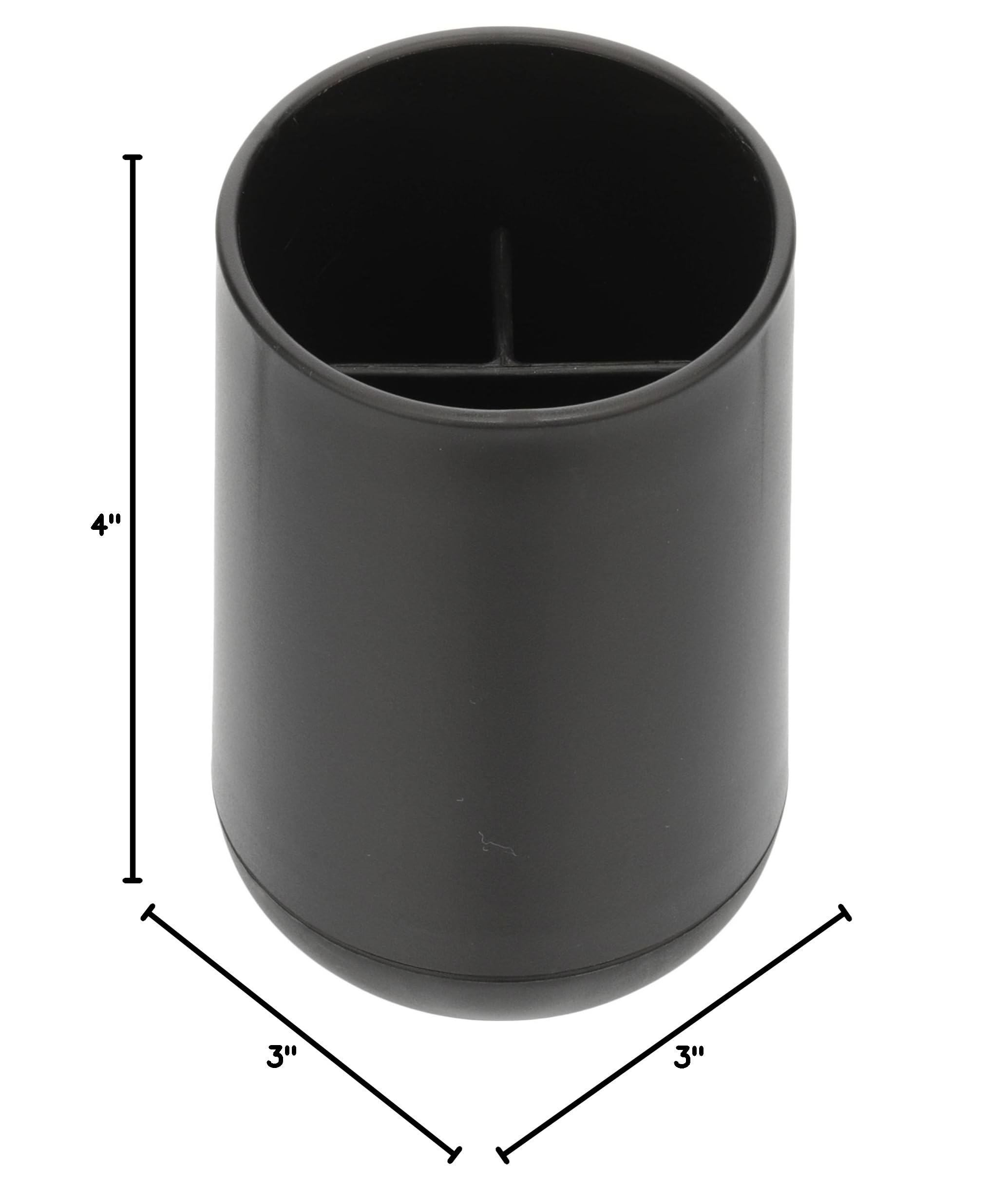 iDesign Toothbrush Holder for Normal Toothbrushes, Electric Spin Brushes & Toothpaste - Cade Collection (3
