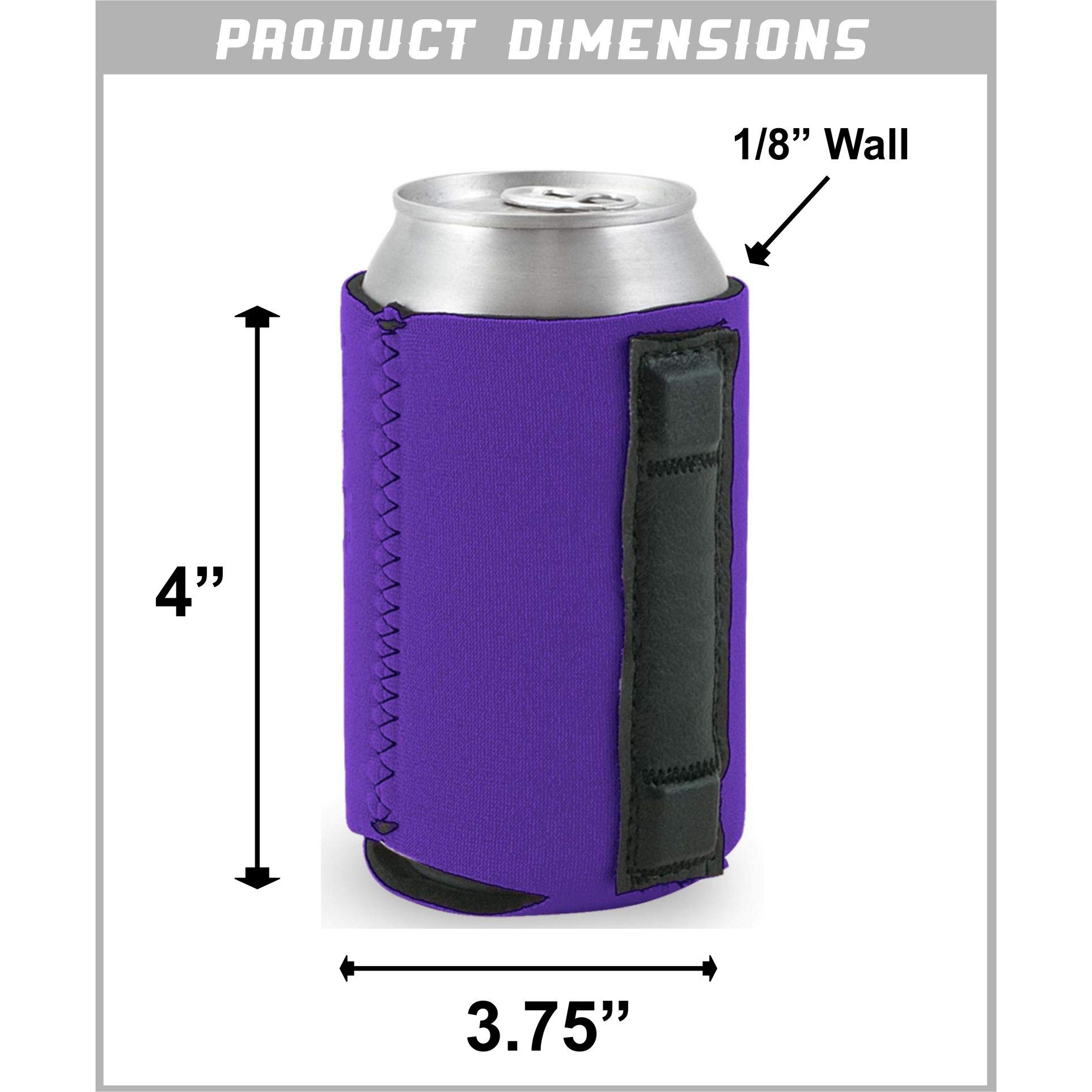 Pontoon Captain Magnetic Can Cooler - Royal Blue Insulated Beer Can Holder for Boating, Fishing & Outdoor Activities - Keeps Drinks Cold on Water & Land Adventures