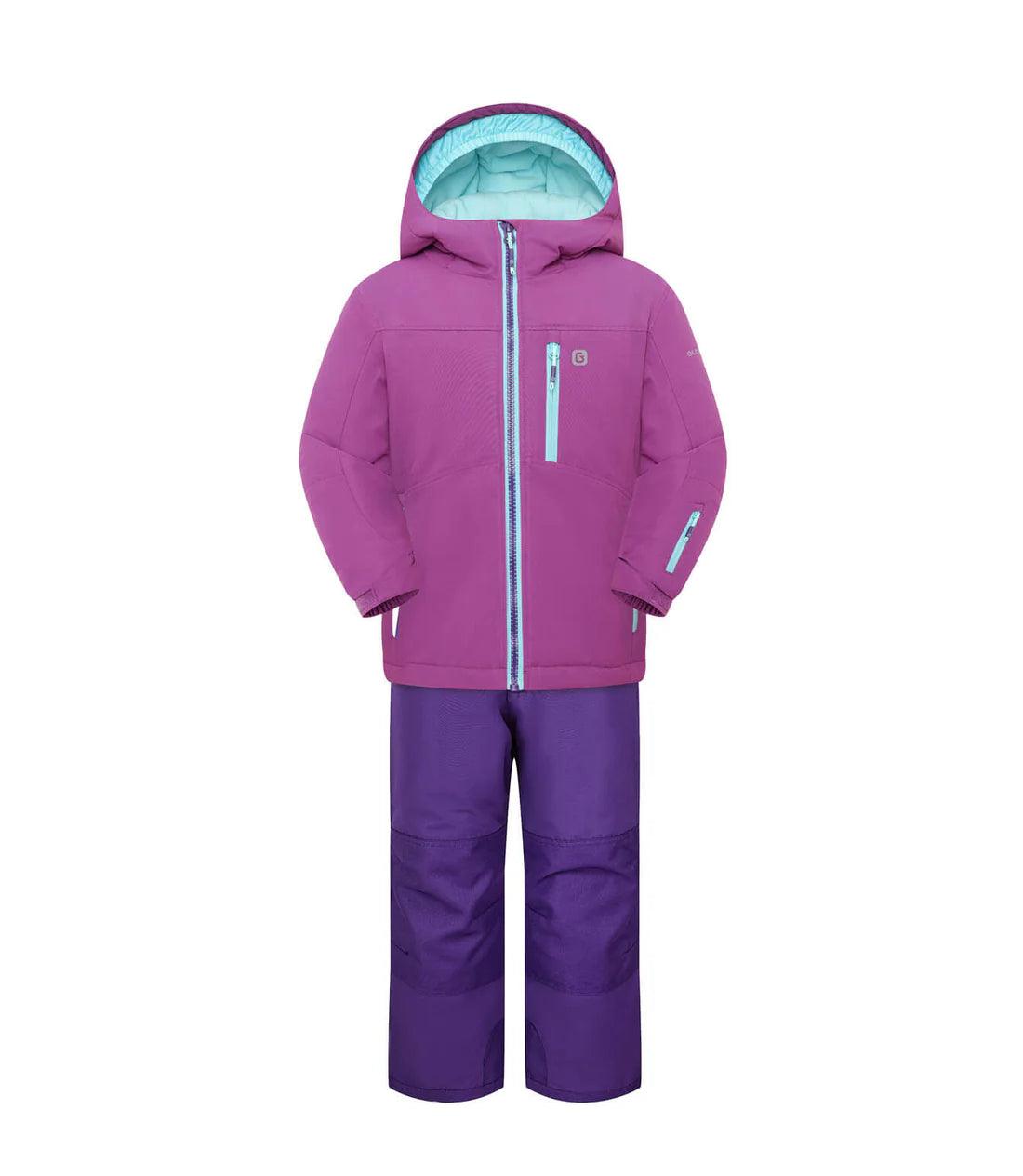 Gusti Amery Girls Winter Snowsuit - Waterproof Insulated Snow Jacket & Pants Set for Toddler & Kids - Perfect for Skiing, Sledding & Outdoor Winter Activities
