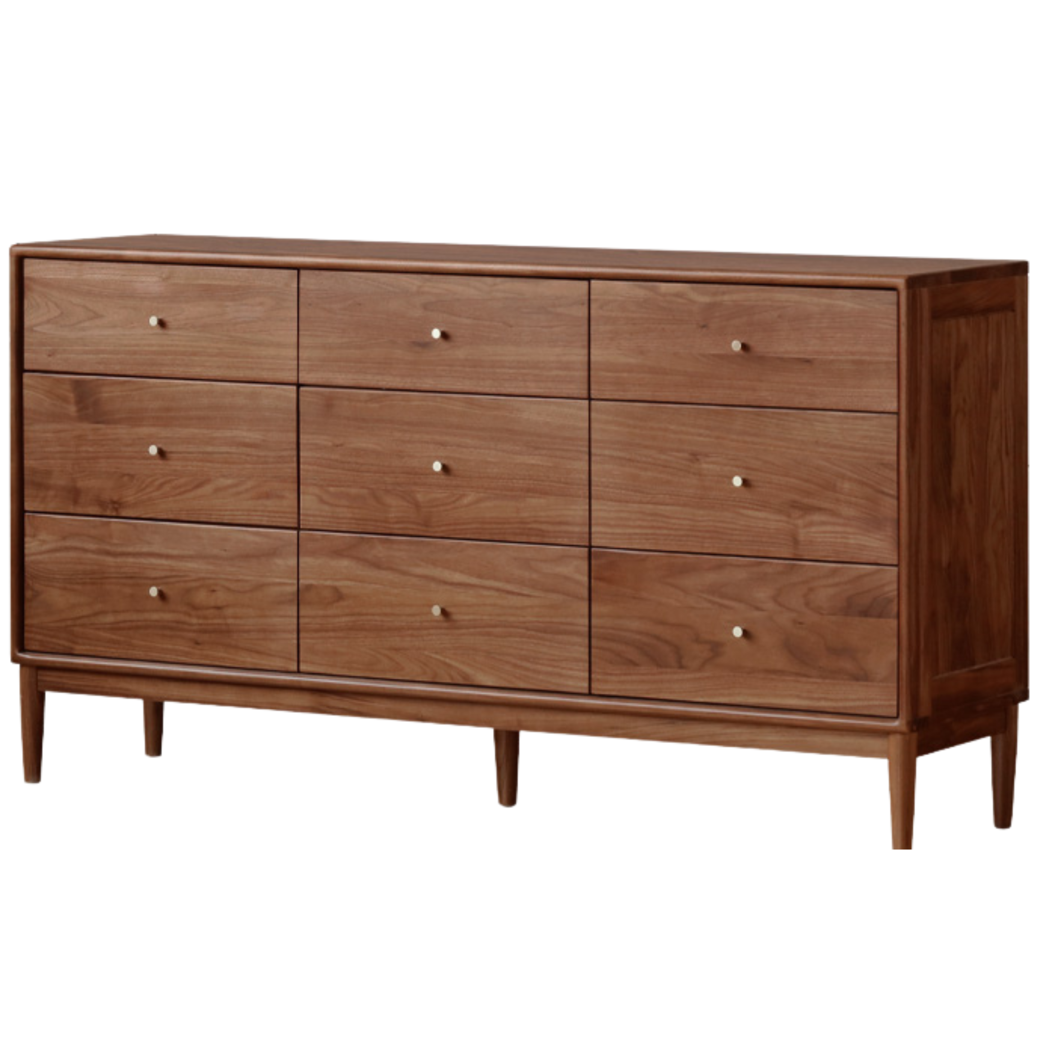 Solid Black Walnut & Oak Wood Drawer - Modern Porch Cabinet for Outdoor Storage & Entryway Organization | Perfect for Patio, Deck, and Garden Decor