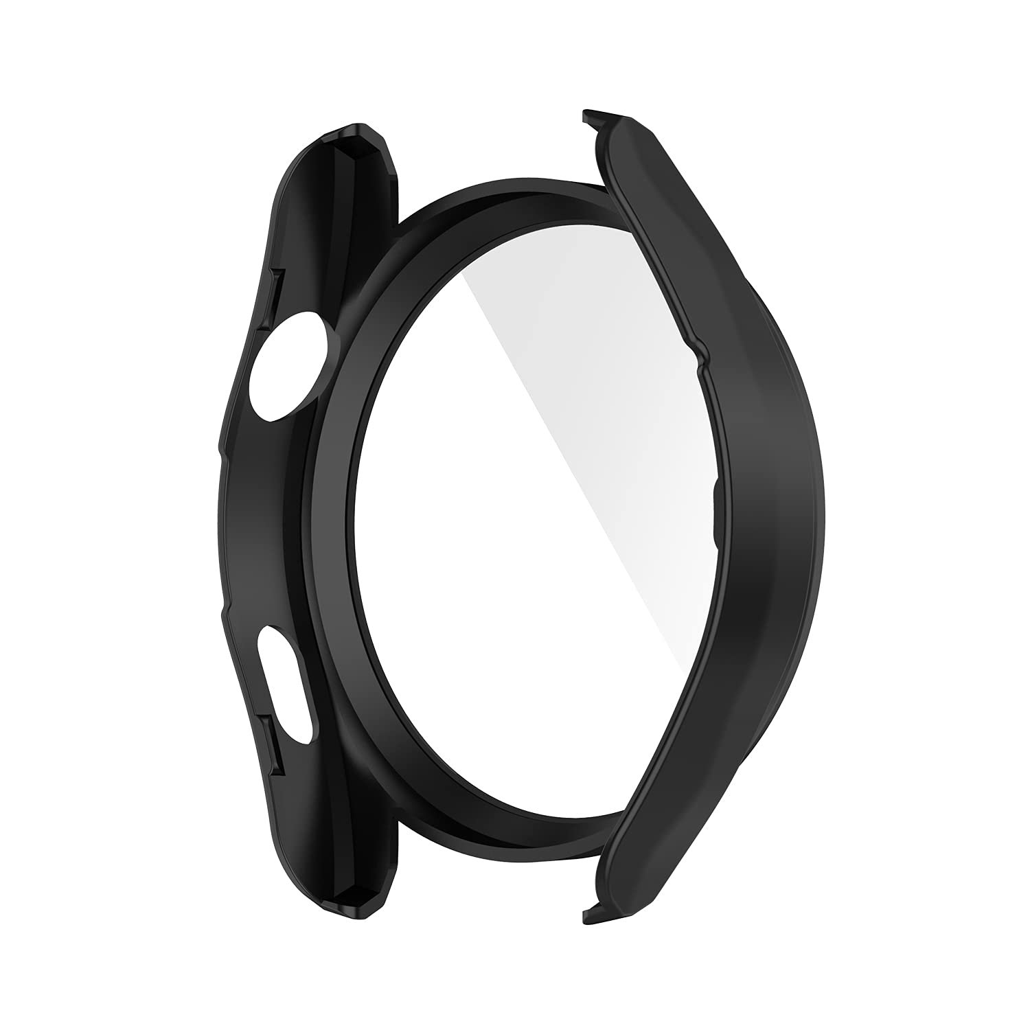 Premium Scratch-Resistant PC Case Cover with HD Tempered Glass Screen Protector for Huawei Watch 3 Pro - Durable Protection for Workouts, Outdoor Activities & Daily Use (Black)