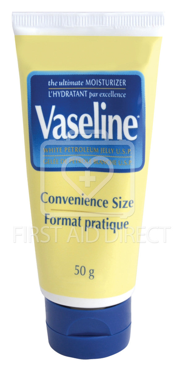 Vaseline White Petroleum Jelly 50g - Pure Skin Moisturizer & Healing Ointment for Dry Lips, Hands & Face | Travel Size for On-the-Go Hydration