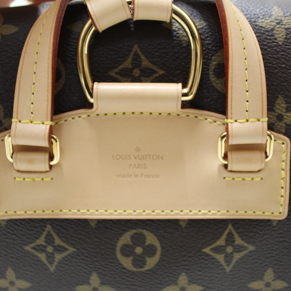 Authentic Louis Vuitton Classic Monogram Montsouris Backpack - Luxury Designer Travel Backpack for Women & Men, Perfect for Work, School & Outdoor Adventures