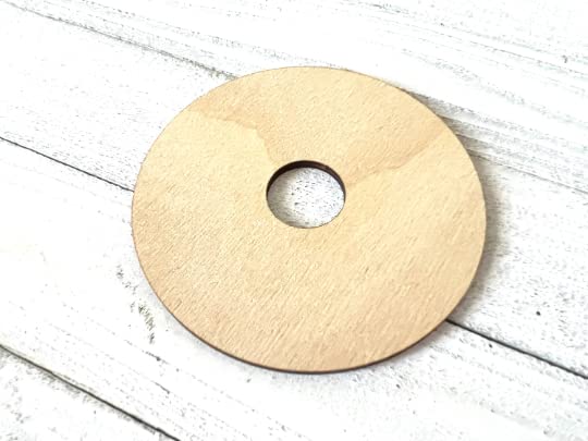 Premium Wooden Wick Centering Tool for Single Wick Candle Making - 2.25