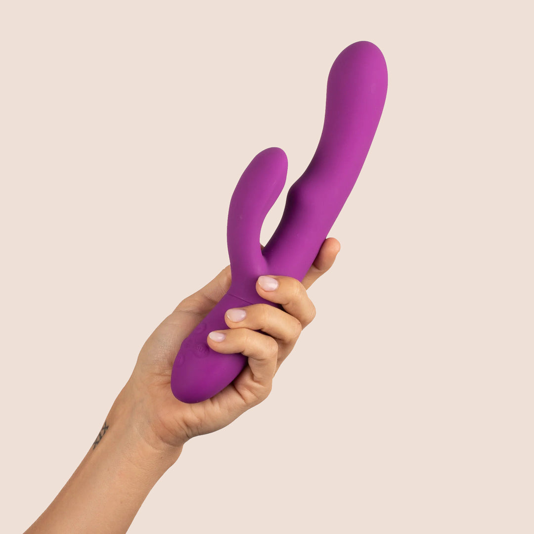 Femme Funn Ultra Rabbit Vibrator - Powerful Dual Stimulation G-Spot & Clitoral Massager for Women - Perfect for Solo Play & Couples Intimacy