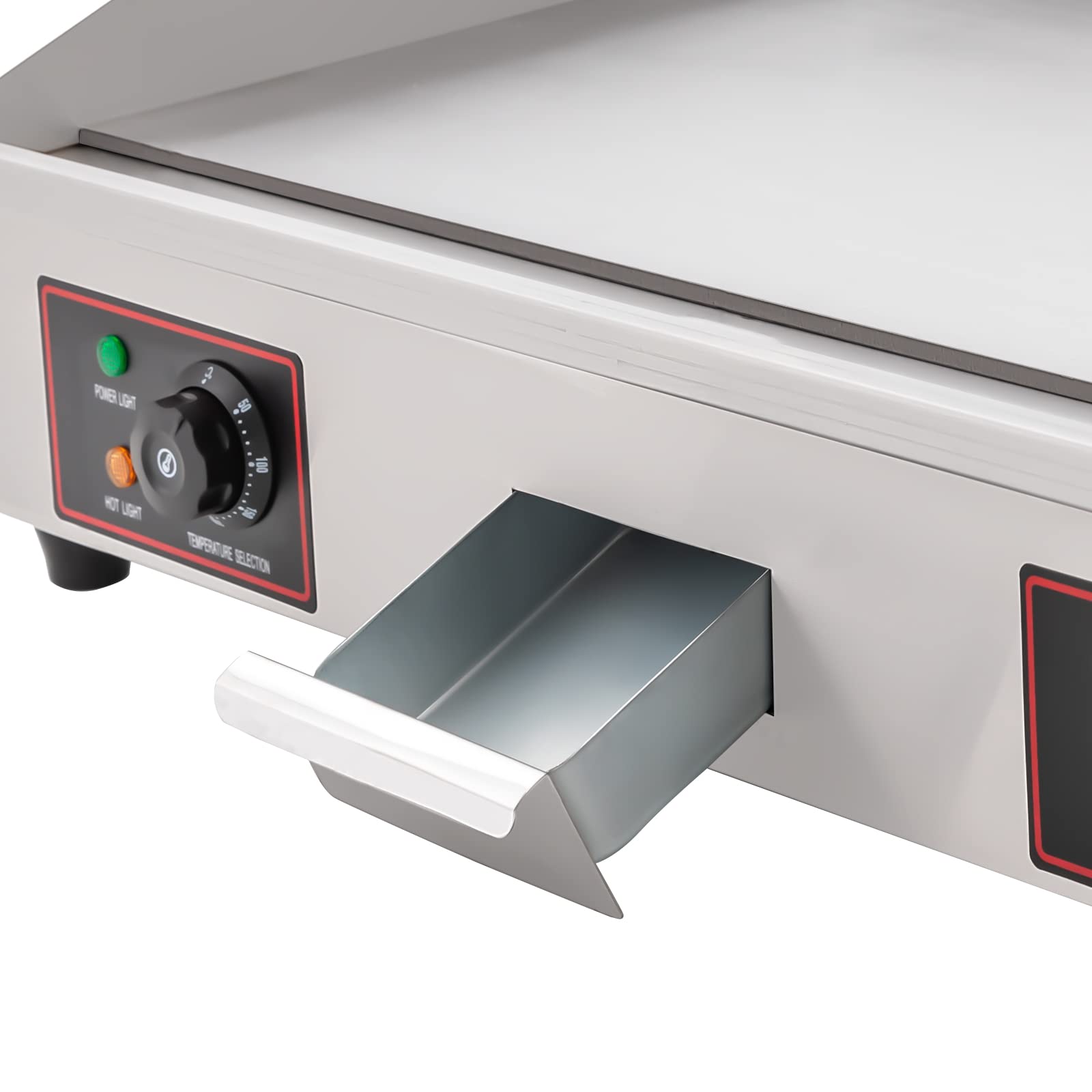 3000W Commercial Electric Flat Top Grill - 28.7