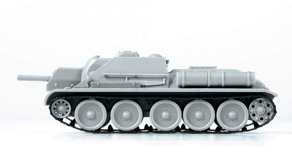 Zvezda 1/72 Scale Soviet SU-122 Self-Propelled Gun Model Kit 5043 - Perfect for Military History Enthusiasts & Model Builders