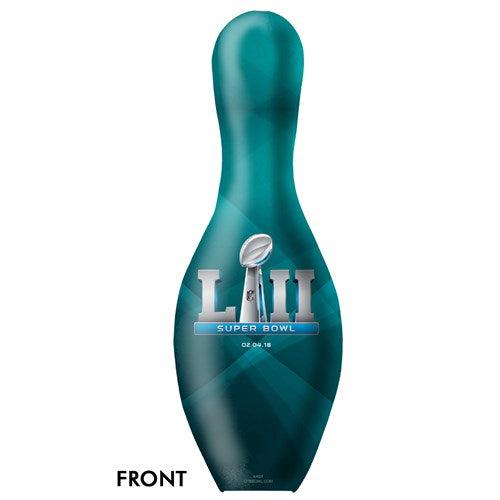Philadelphia Eagles Super Bowl 52 Champions Bowling Pin - OnTheBallBowling Collectible Memorabilia for Sports Fans, Man Cave Decor, and Game Room Display