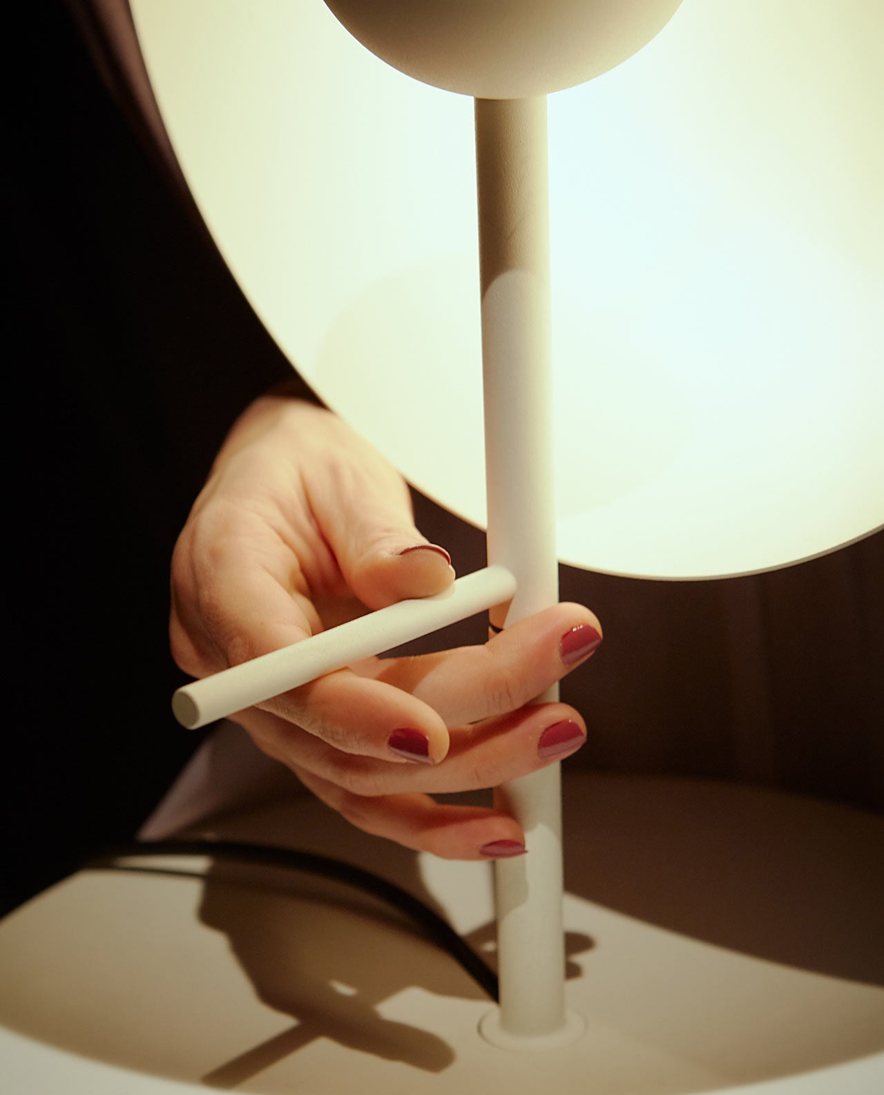 Theia Modern LED Table Lamp - Adjustable Brightness & Color Temperature for Bedroom, Living Room, Office - Energy Efficient Night Light & Reading Lamp
